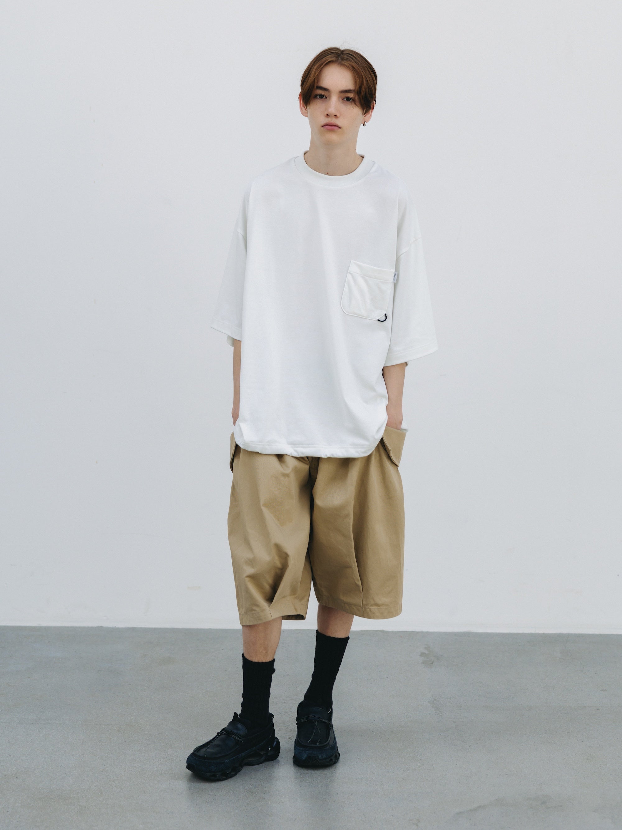 TECH POCKET S/S T-SHIRT (WHITE)