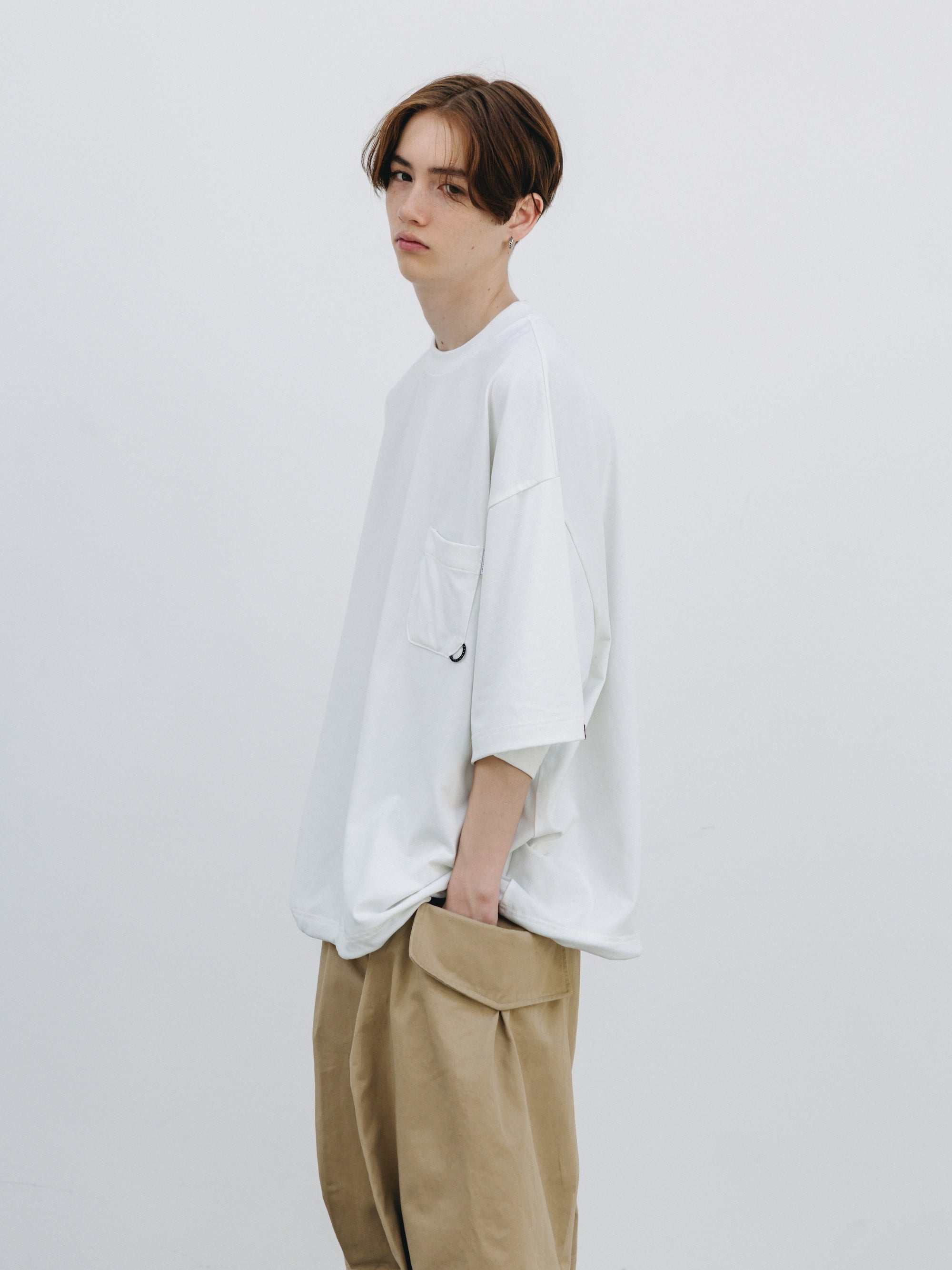 TECH POCKET S/S T-SHIRT (WHITE)