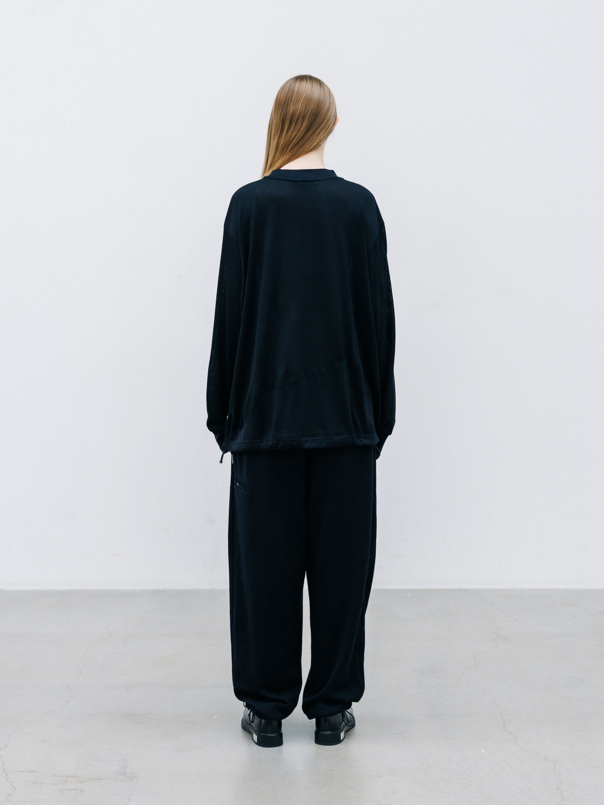 【9.16 WED 20:00- IN STOCK】MERINO WOOL L/S TEE (BLACK)