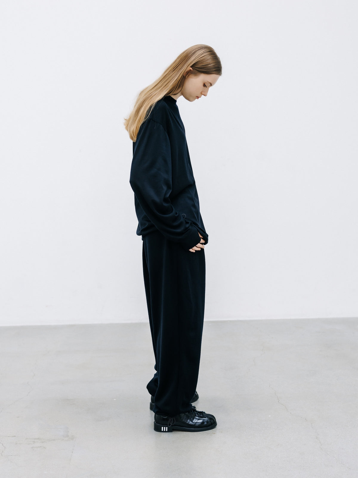 【9.16 WED 20:00- IN STOCK】MERINO WOOL L/S TEE (BLACK)