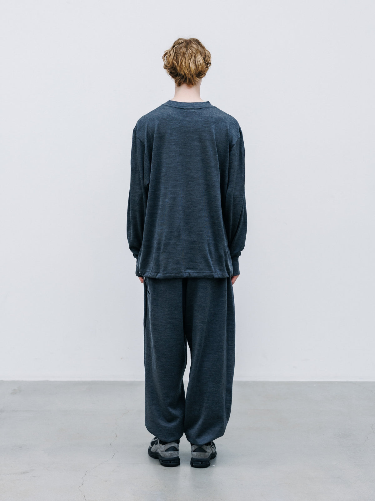 【9.16 WED 20:00- IN STOCK】MERINO WOOL L/S TEE (GRAY)