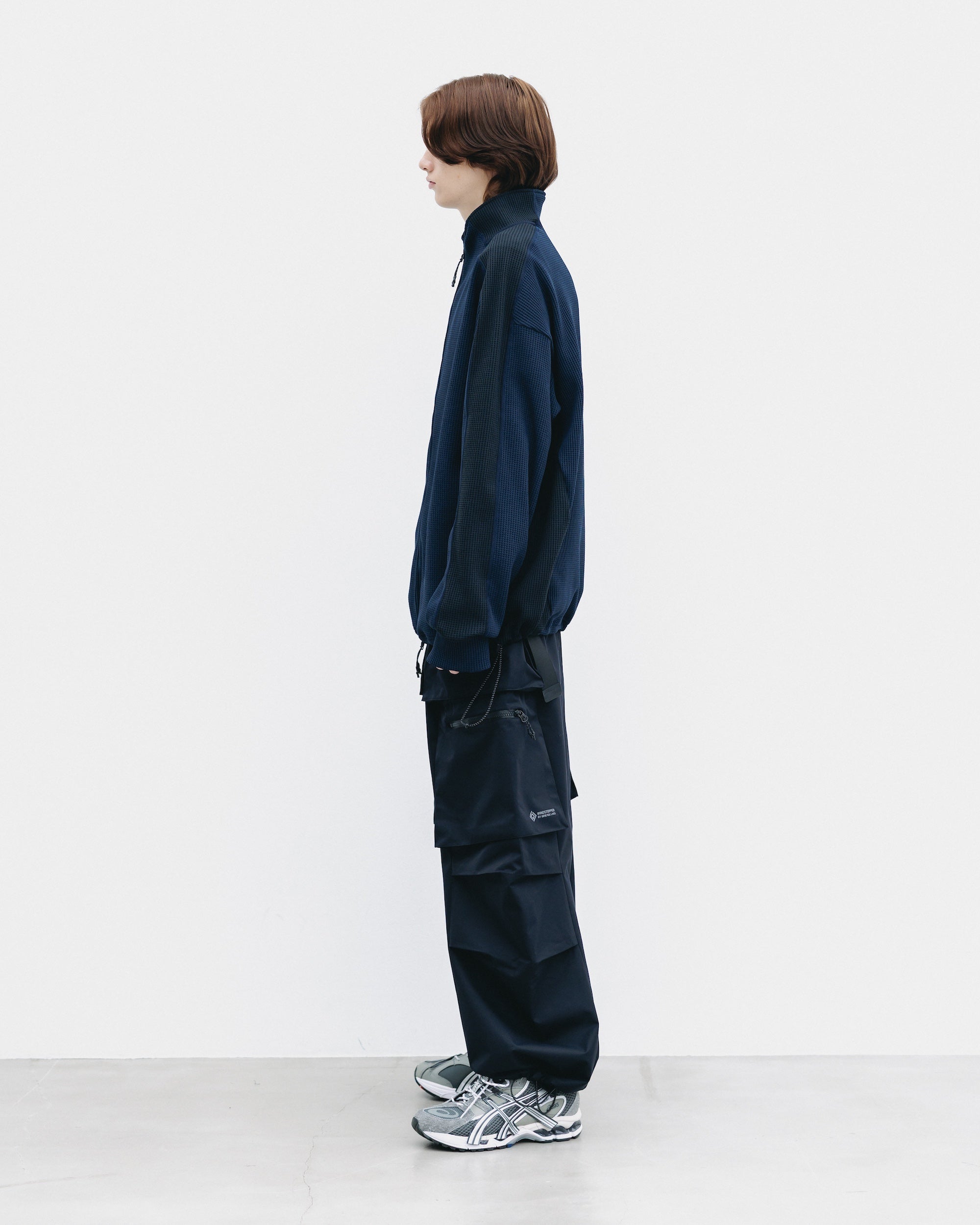 CITY LIGHT THERMAL ZIP UP (NAVY×BLACK)