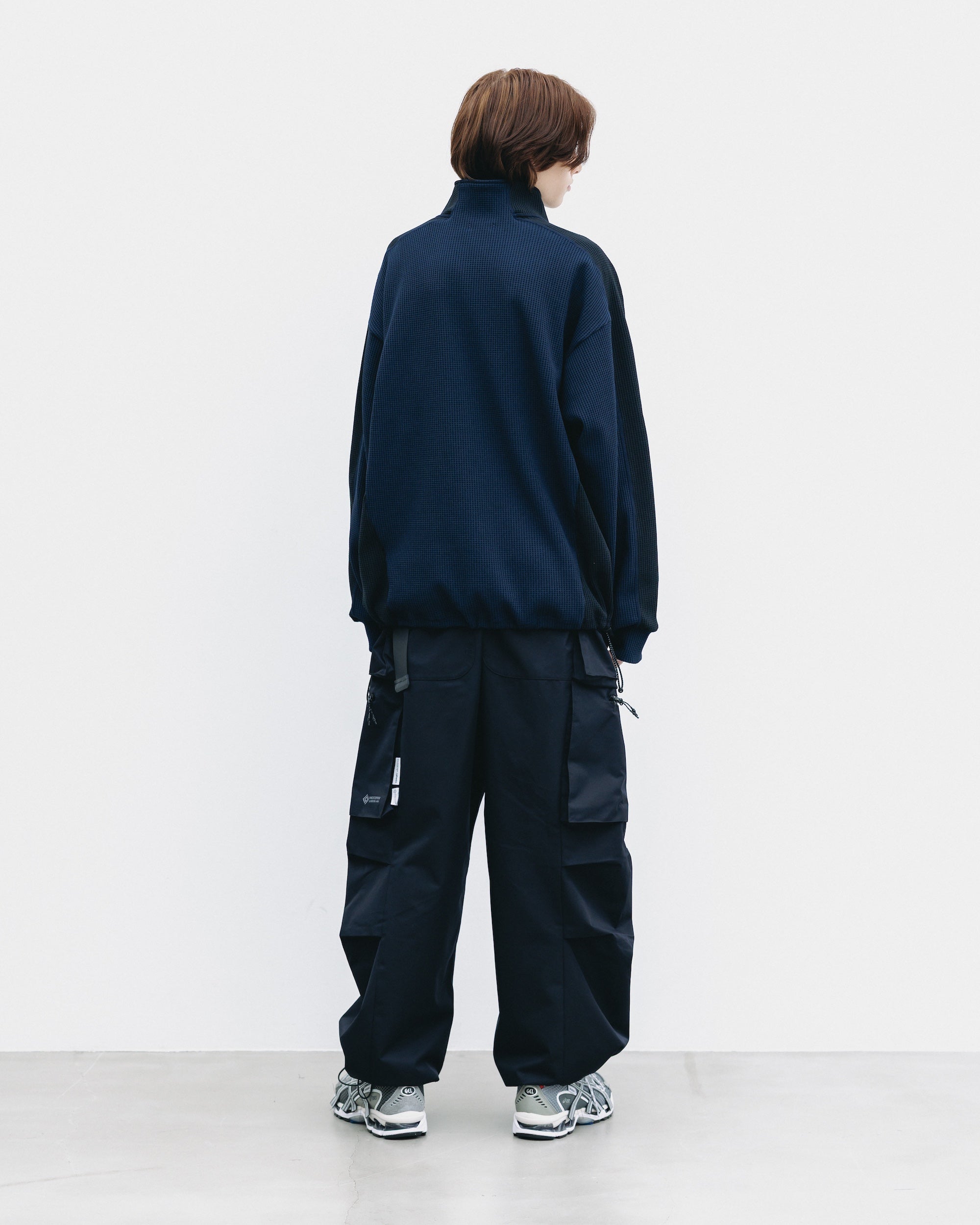 CITY LIGHT THERMAL ZIP UP (NAVY×BLACK)