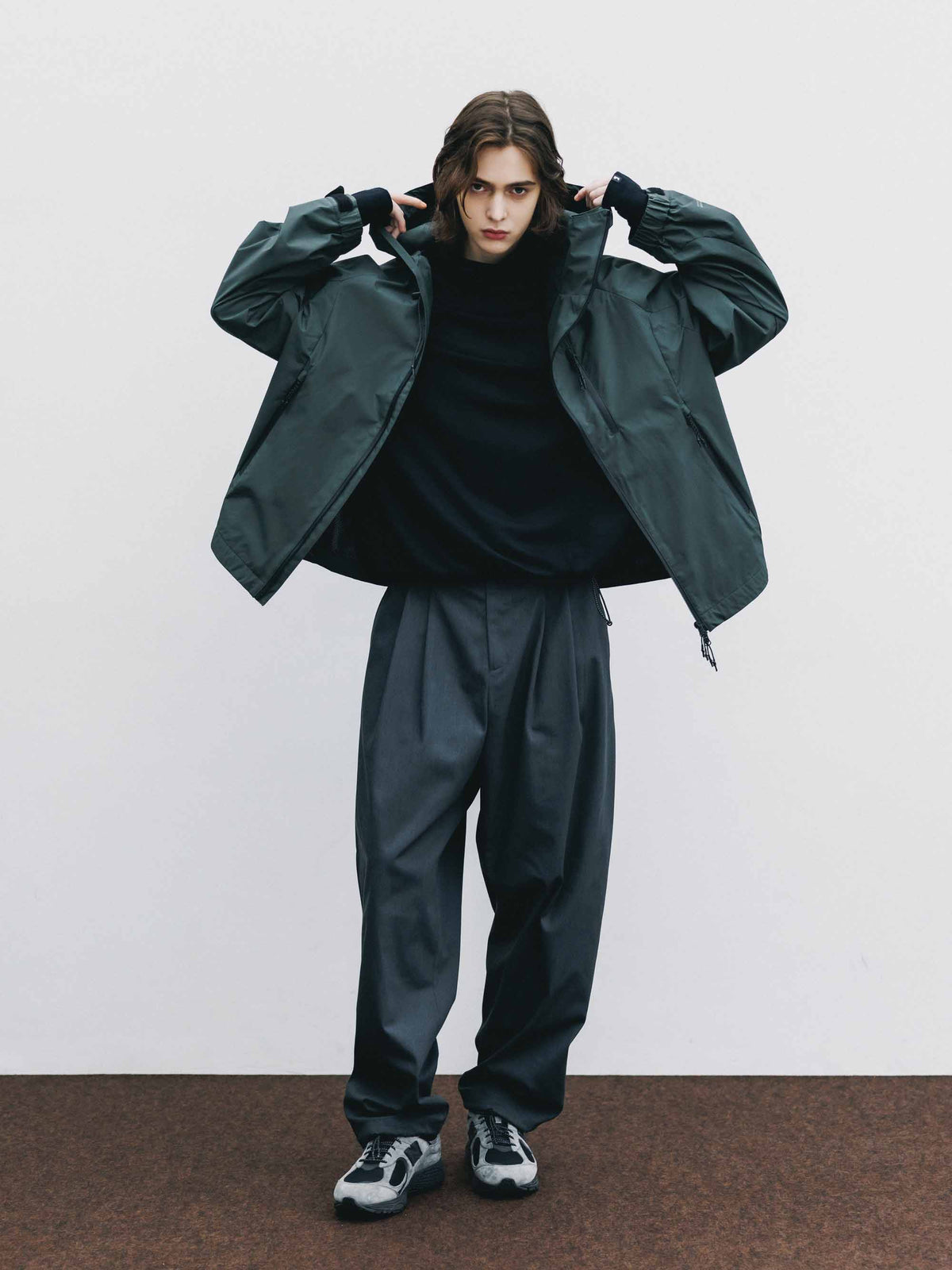 【9.16 WED 20:00- IN STOCK】MERINO WOOL L/S TURTLENECK TEE (BLACK)