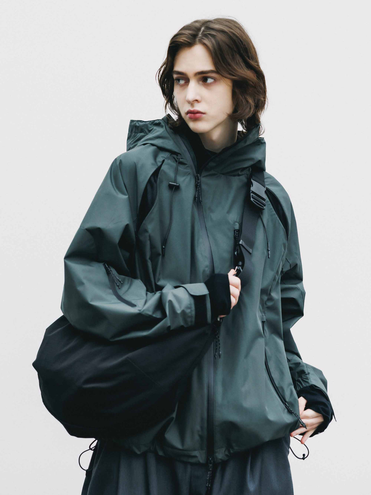 【9.23 WED 20:00- IN STOCK】SOFT SHELL 2WAY SYSTEM SHOULDER BAG
