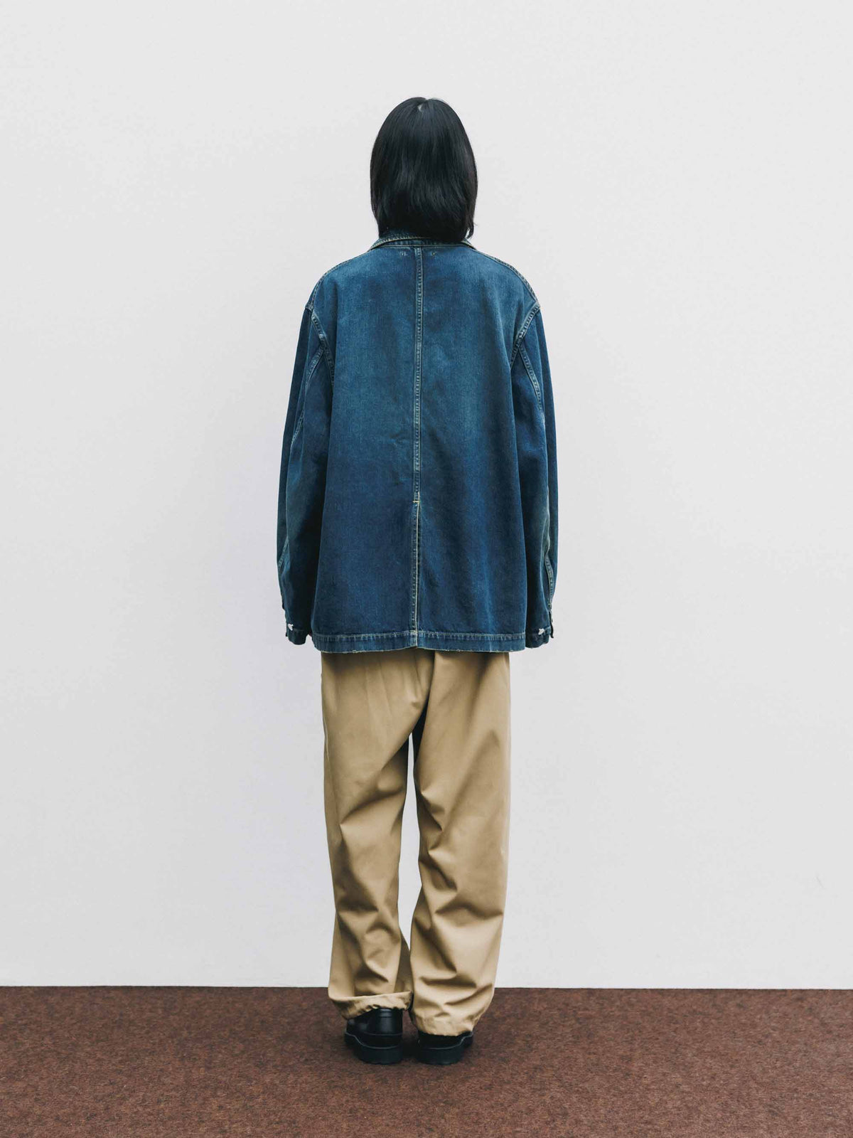 【9.19 SAT 20:00- IN STOCK】VINTAGE DYED SELVEDGE DENIM CITY WORKER TAILORED JACKET (VINTAGE INDIGO)