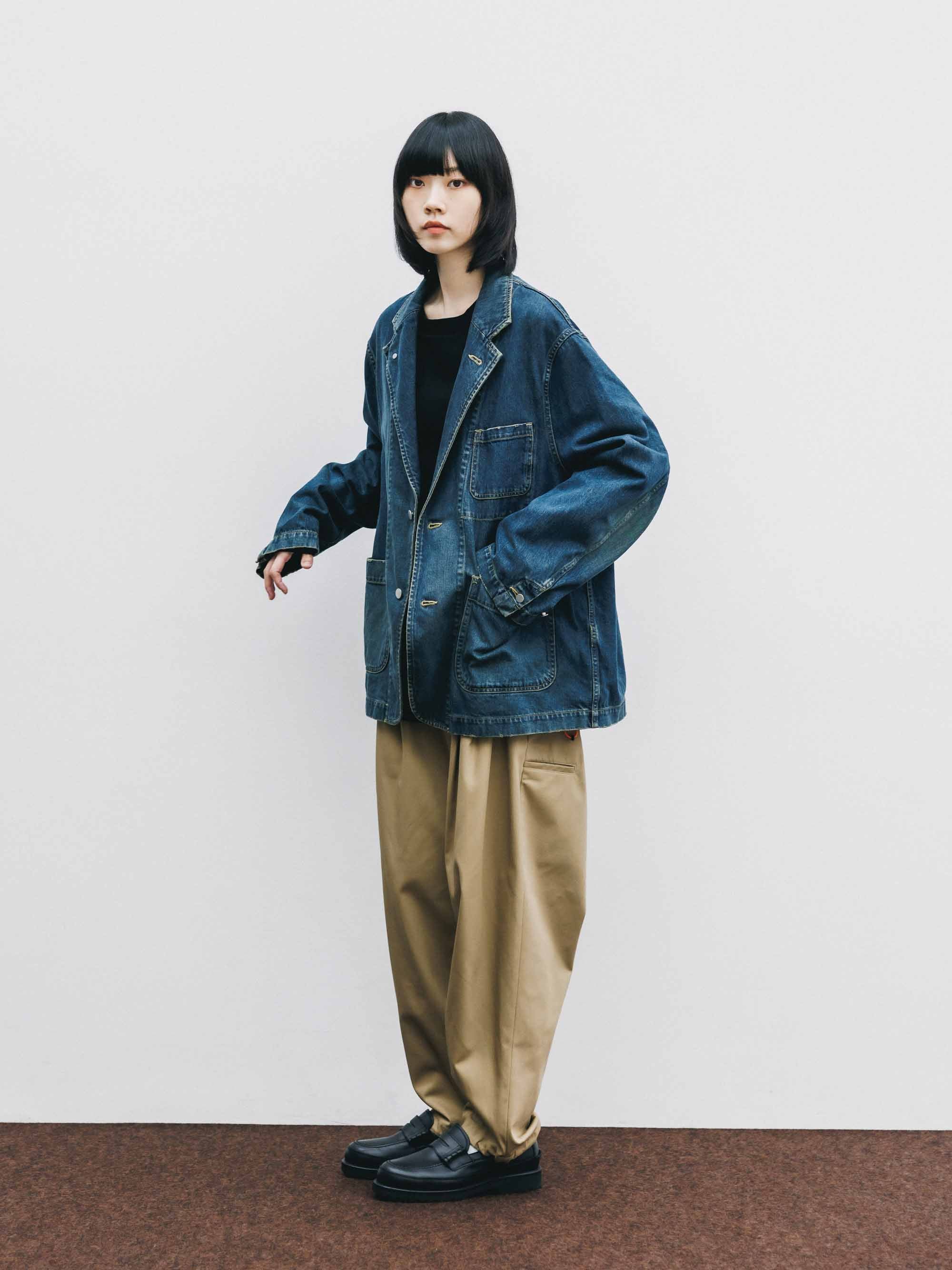 ジャケット・アウター Vintage Dyed Selvedge Denim WorkerJacket 9.19 SAT 20:00- IN STOCK】VINTAGE DYED SELVEDGE DENIM CITY WORKER TAIL