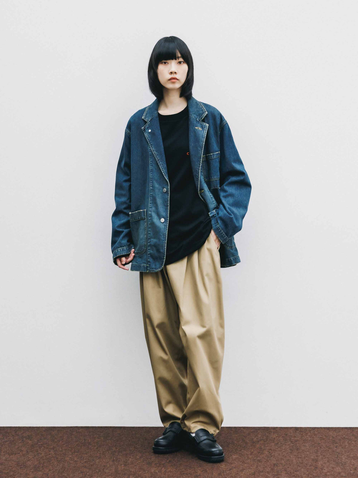 【9.19 SAT 20:00- IN STOCK】VINTAGE DYED SELVEDGE DENIM CITY WORKER TAILORED JACKET (VINTAGE INDIGO)