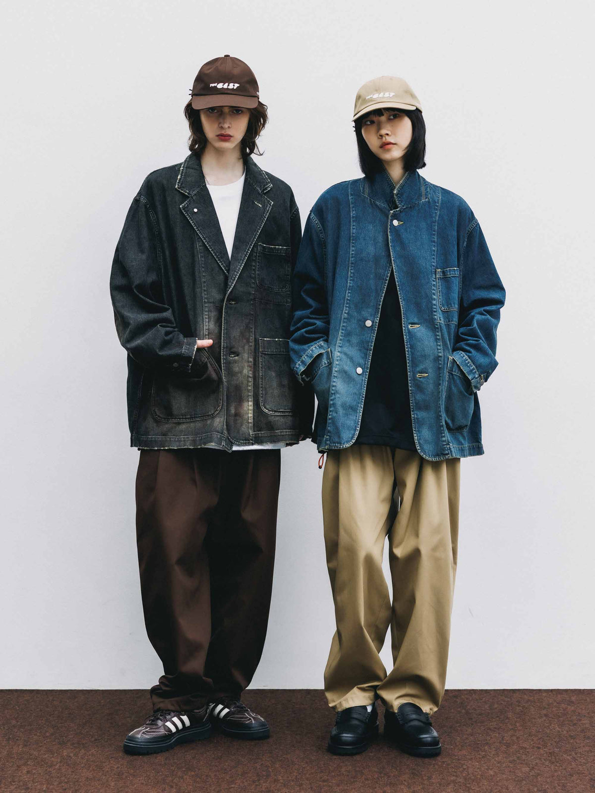 【9.19 SAT 20:00- IN STOCK】VINTAGE DYED SELVEDGE DENIM CITY WORKER TAILORED JACKET (VINTAGE BLACK)