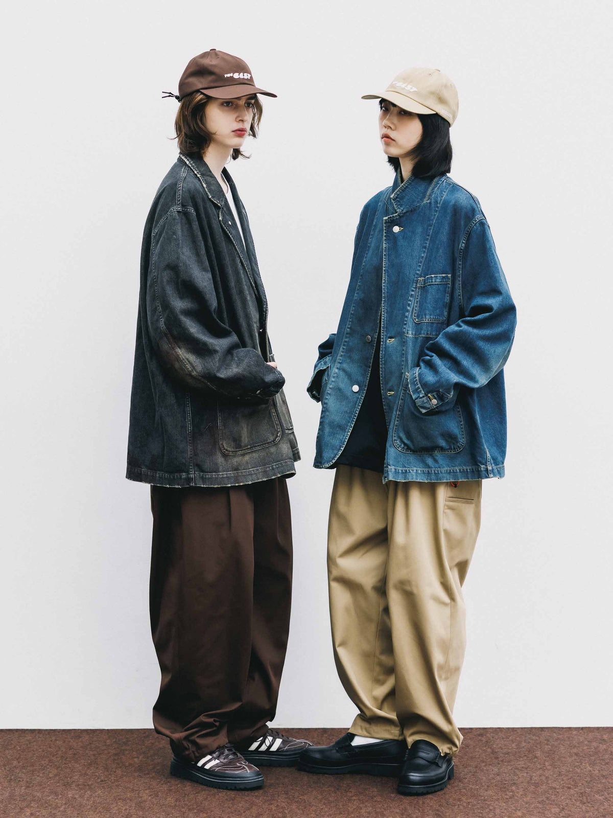 【9.19 SAT 20:00- IN STOCK】VINTAGE DYED SELVEDGE DENIM CITY WORKER TAILORED JACKET (VINTAGE BLACK)