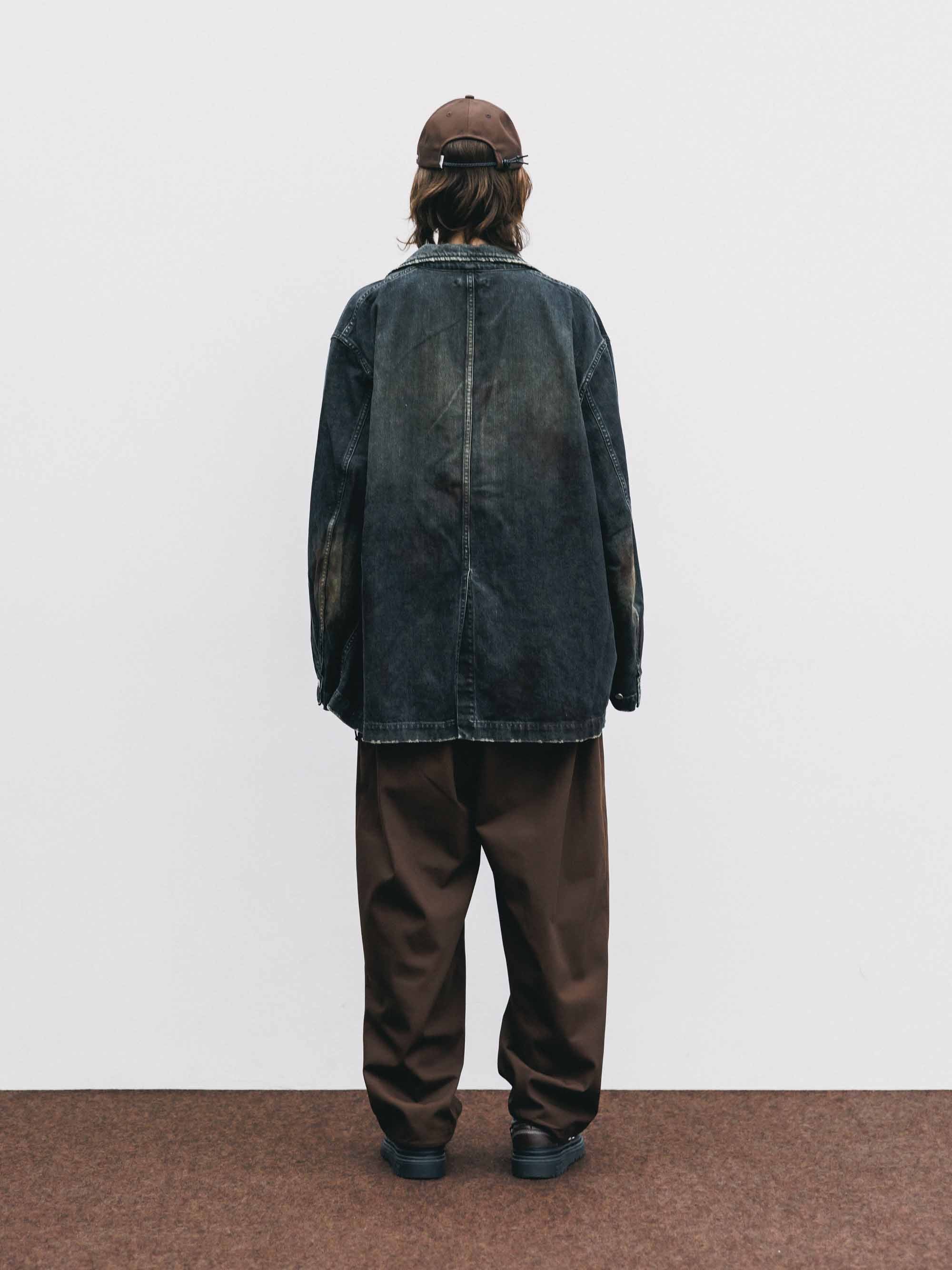 9.19 SAT 20:00- IN STOCK】VINTAGE DYED SELVEDGE DENIM CITY WORKER TAIL