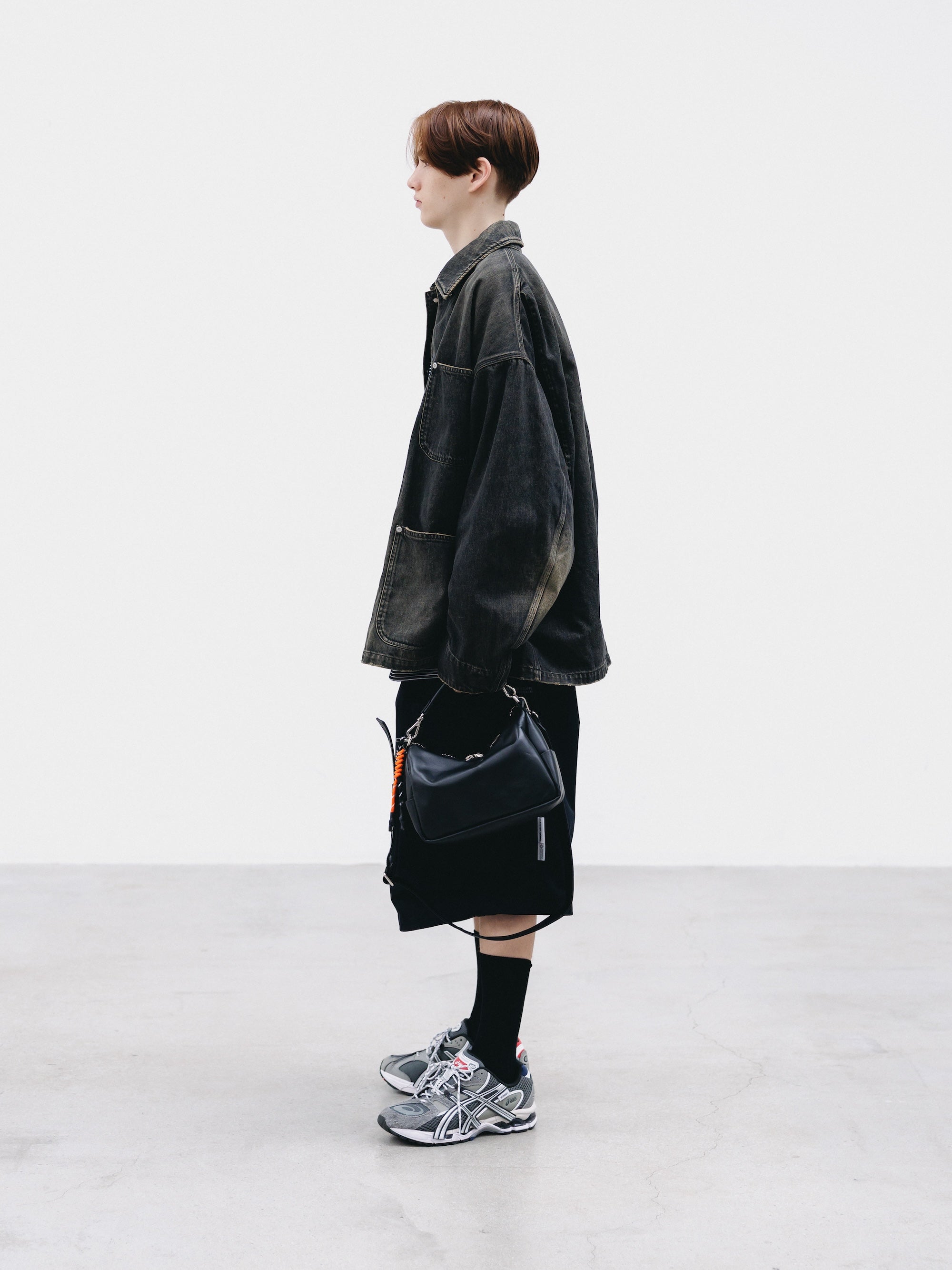 【7.29 WED 20:00- IN STOCK】LEATHER DAYOFF BAG MINI (BLACK)