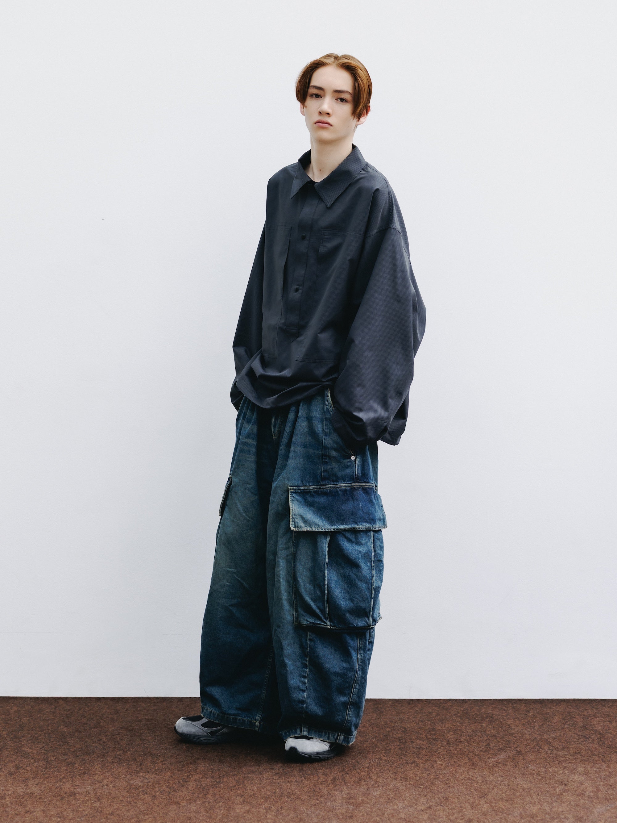 COOLDOTS® M-35 PULLOVER JACKET (CHARCOAL)