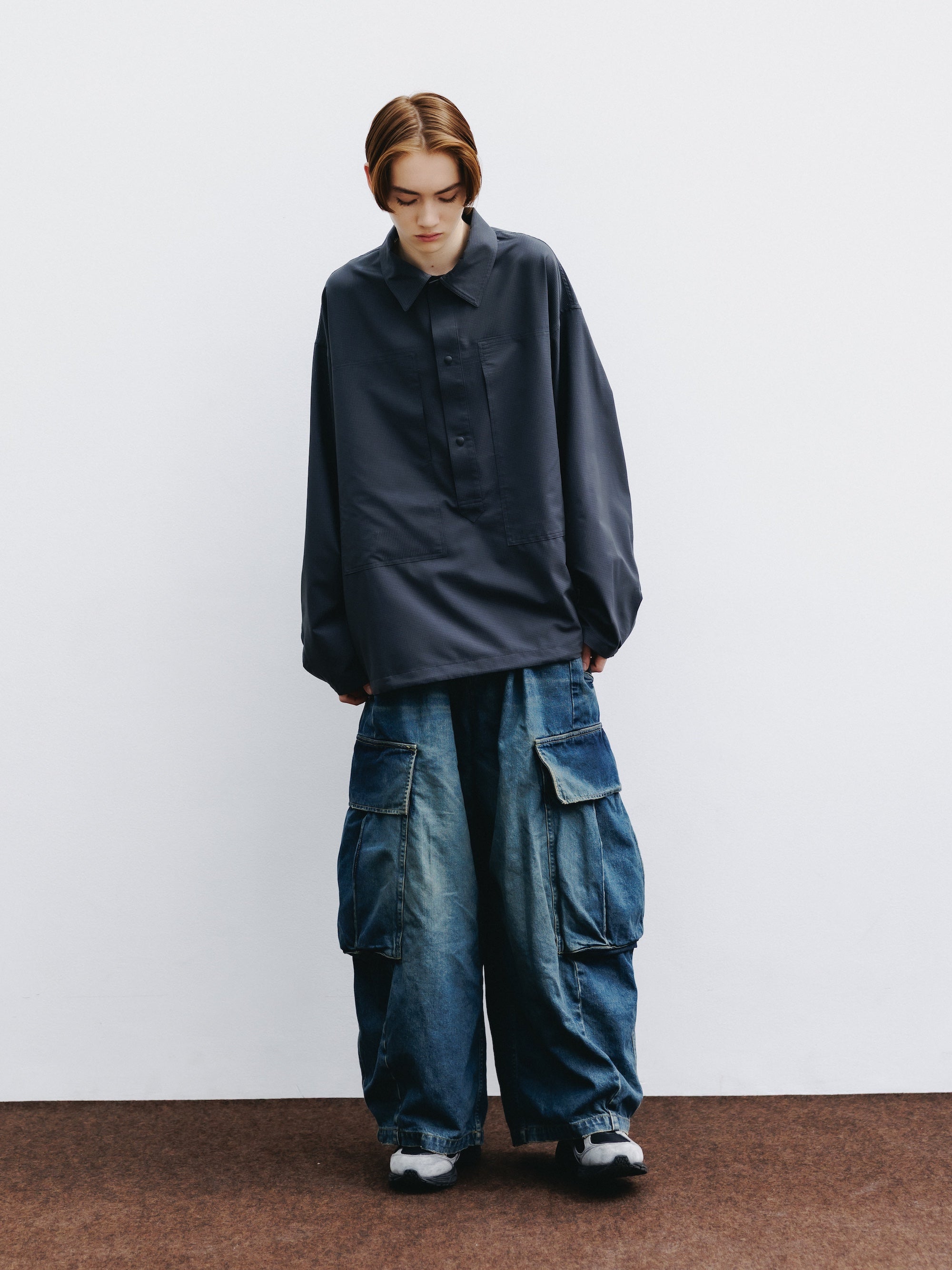 COOLDOTS® M-35 PULLOVER JACKET (CHARCOAL)