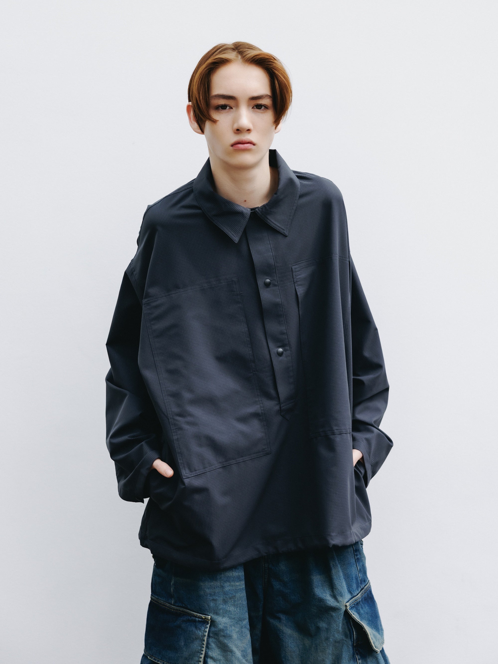 COOLDOTS® M-35 PULLOVER JACKET (CHARCOAL)