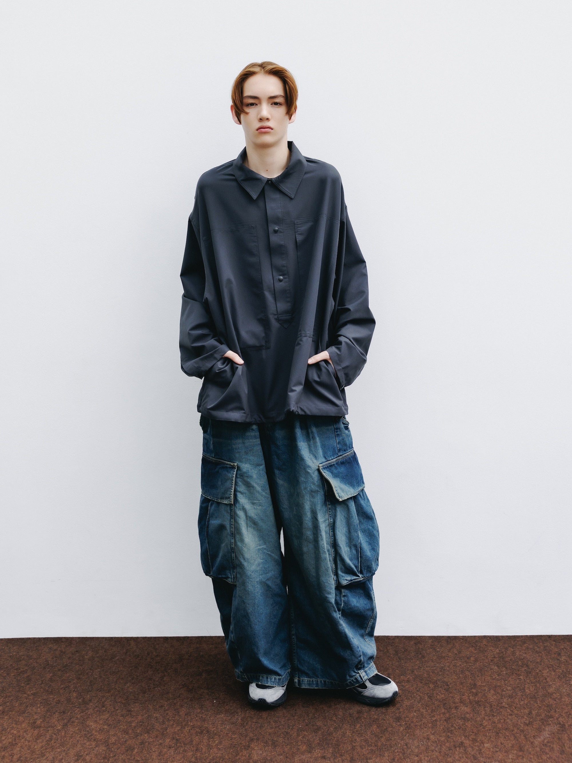 COOLDOTS® M-35 PULLOVER JACKET (CHARCOAL)