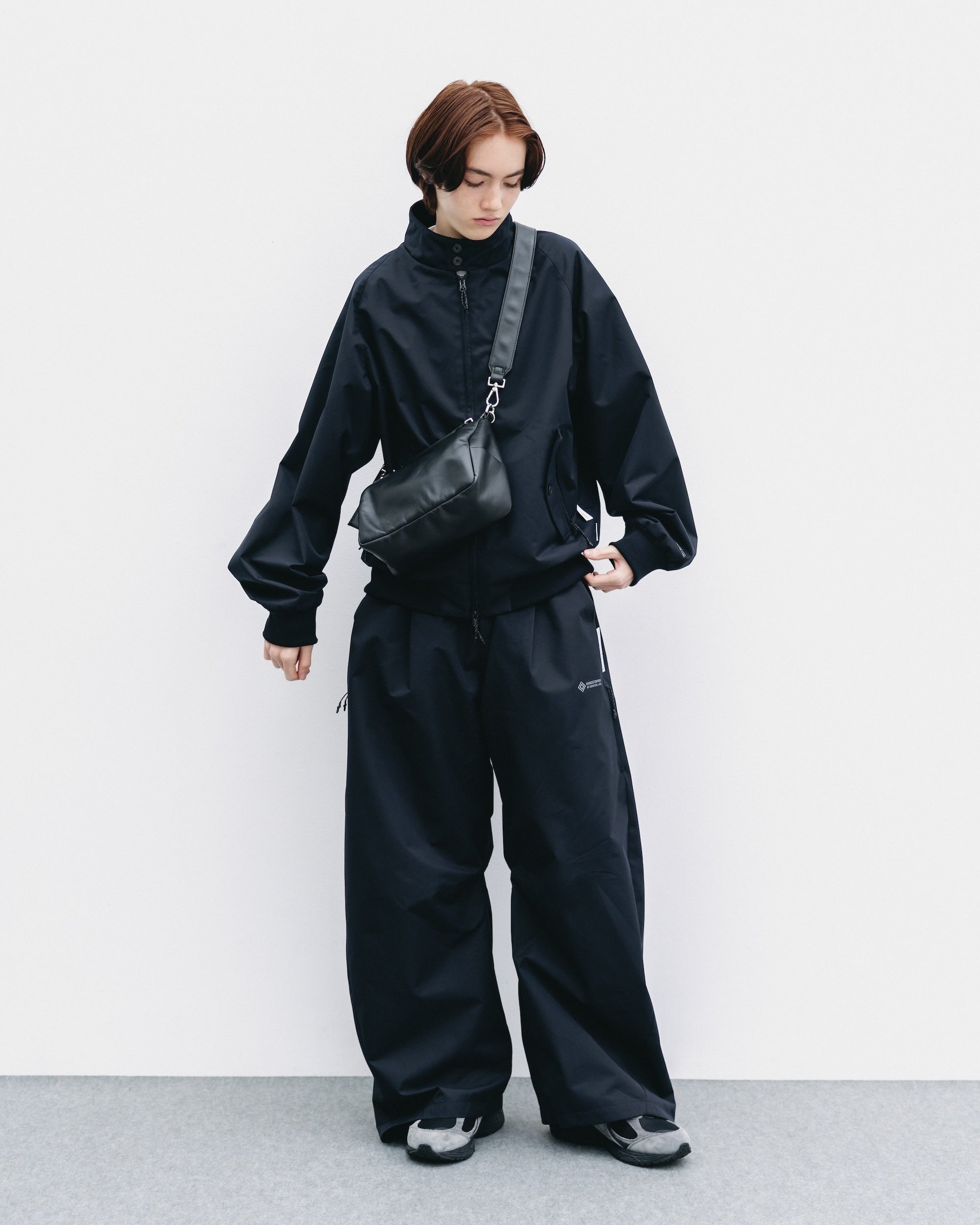 【10.29 WED 20:00- IN STOCK】+phenix WINDSTOPPER® by GORE-TEX LABS TWILL CITY BARREL LEG PANTS (BLACK)