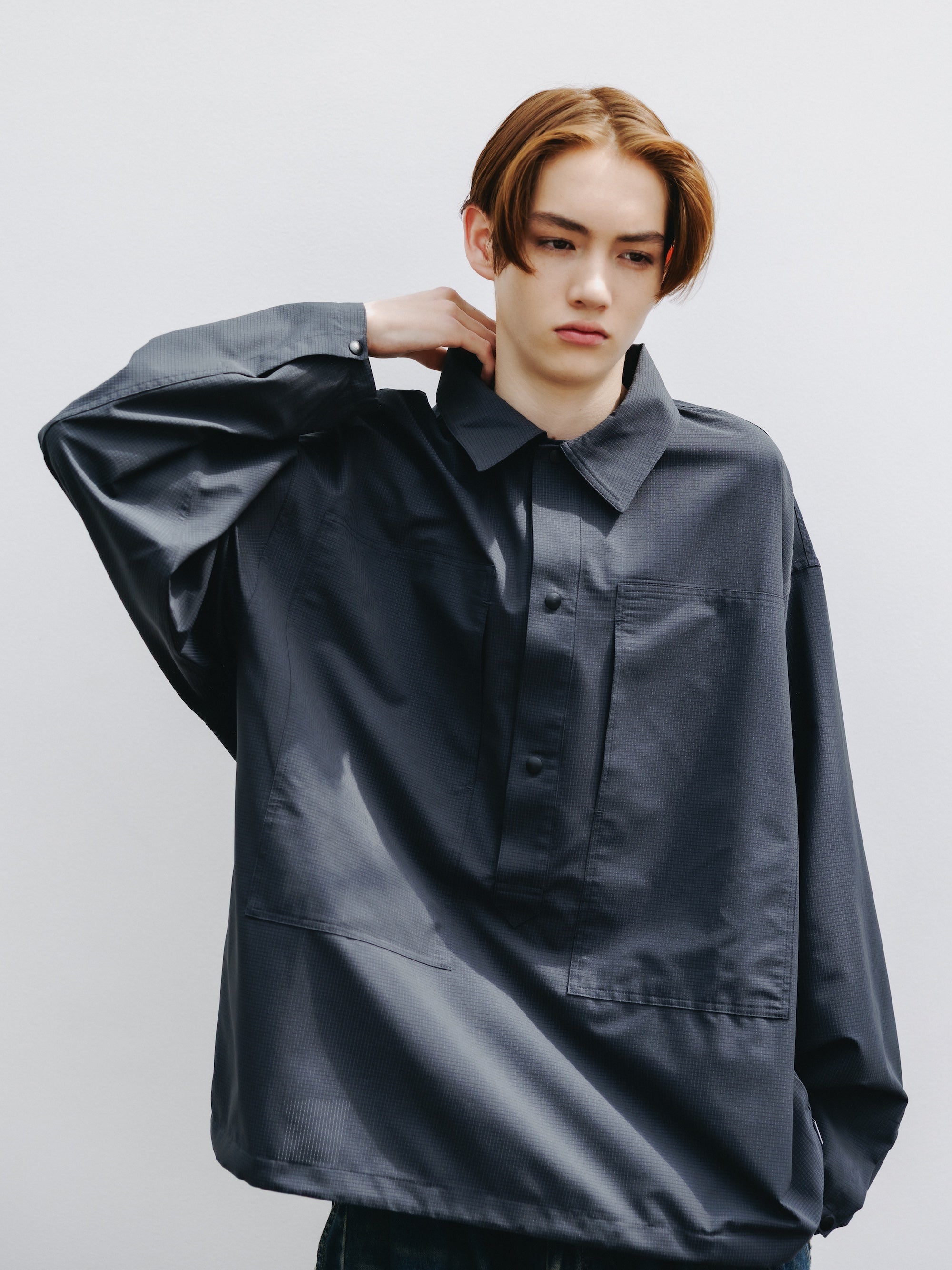 COOLDOTS® M-35 PULLOVER JACKET (CHARCOAL)