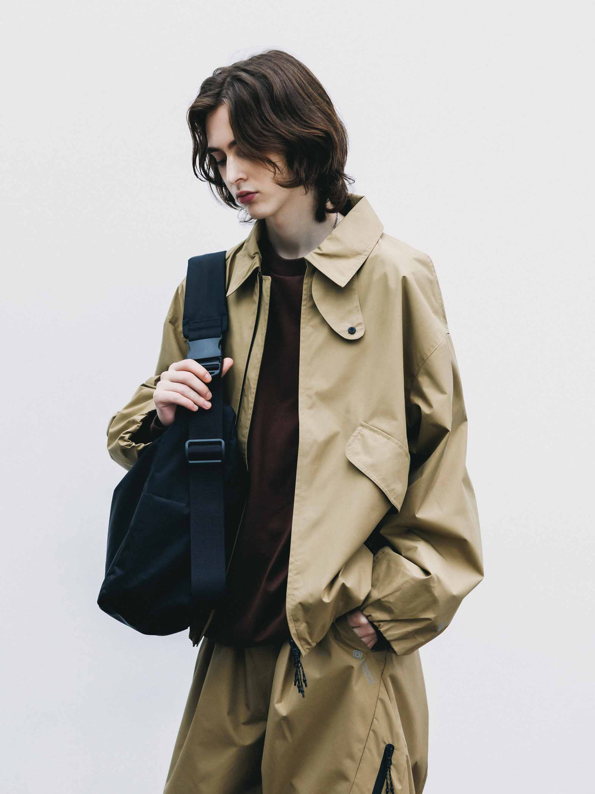 【9.12 SAT 20:00- IN STOCK】+phenix WINDSTOPPER® by GORE-TEX LABS CITY FLIGHT JACKET (CAMEL BEIGE)