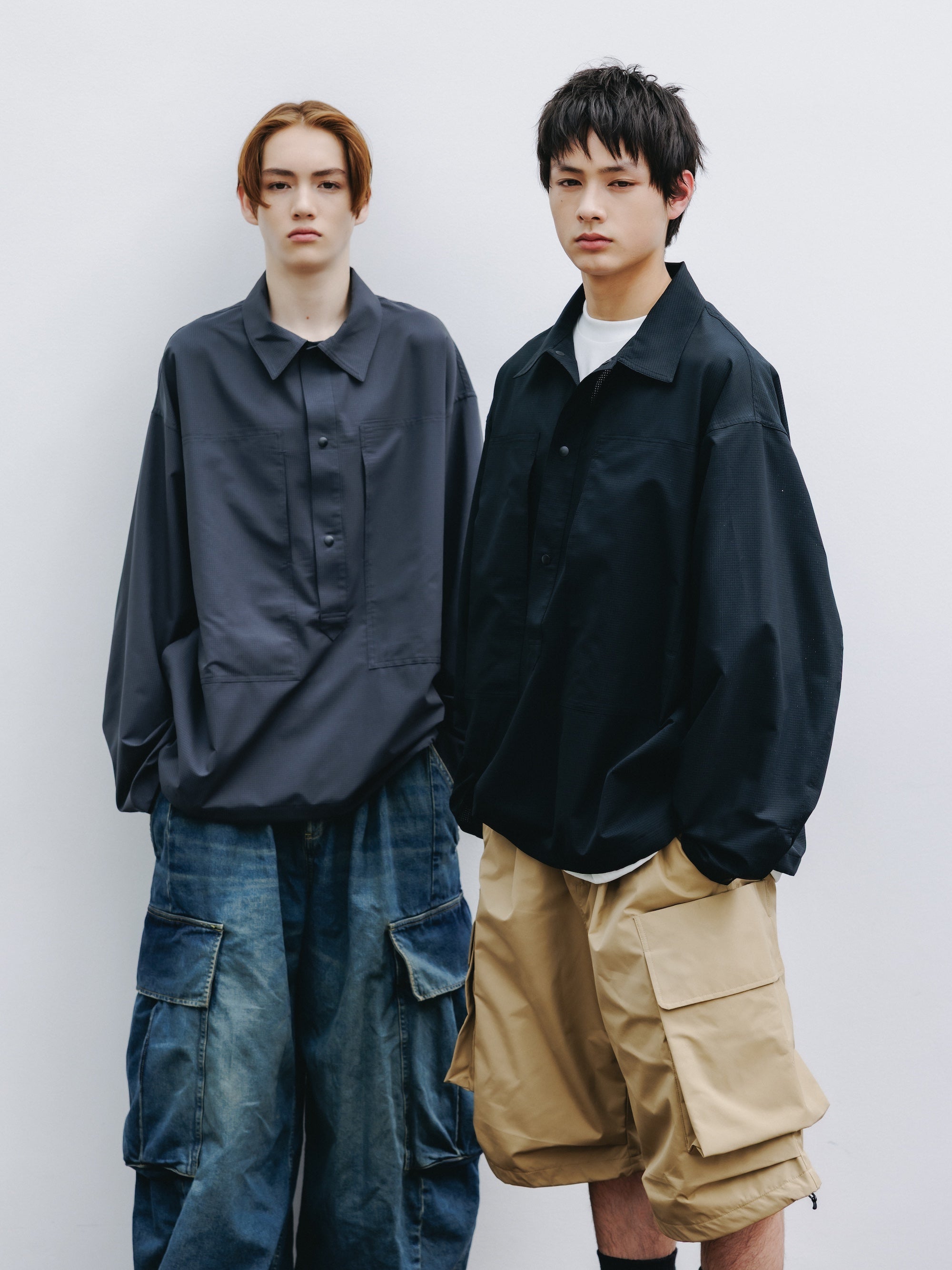 【4.11 SAT 20:00- IN STOCK】COOLDOTS® M-35 PULLOVER JACKET (BLACK)