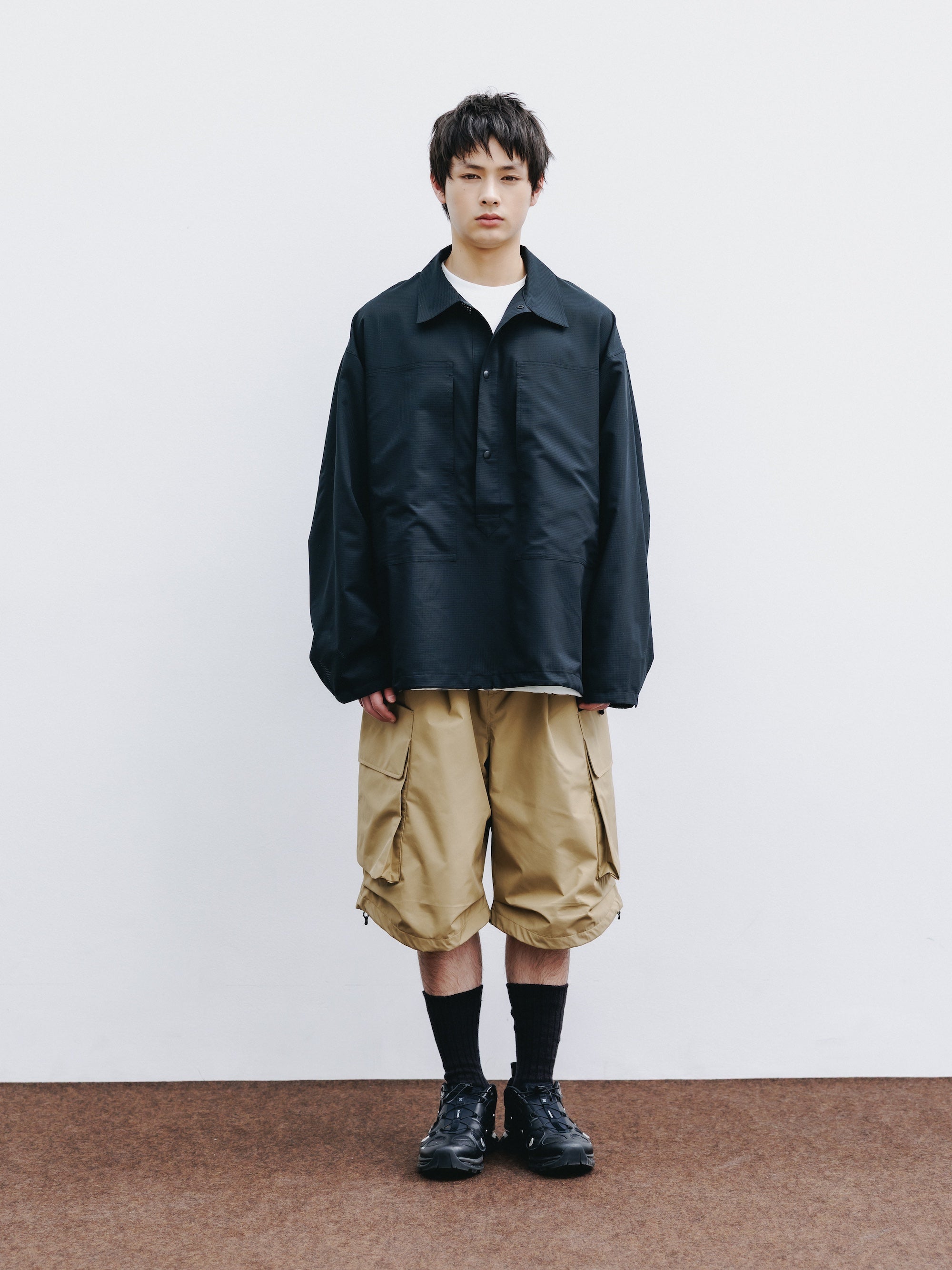 【4.11 SAT 20:00- IN STOCK】COOLDOTS® M-35 PULLOVER JACKET (BLACK)