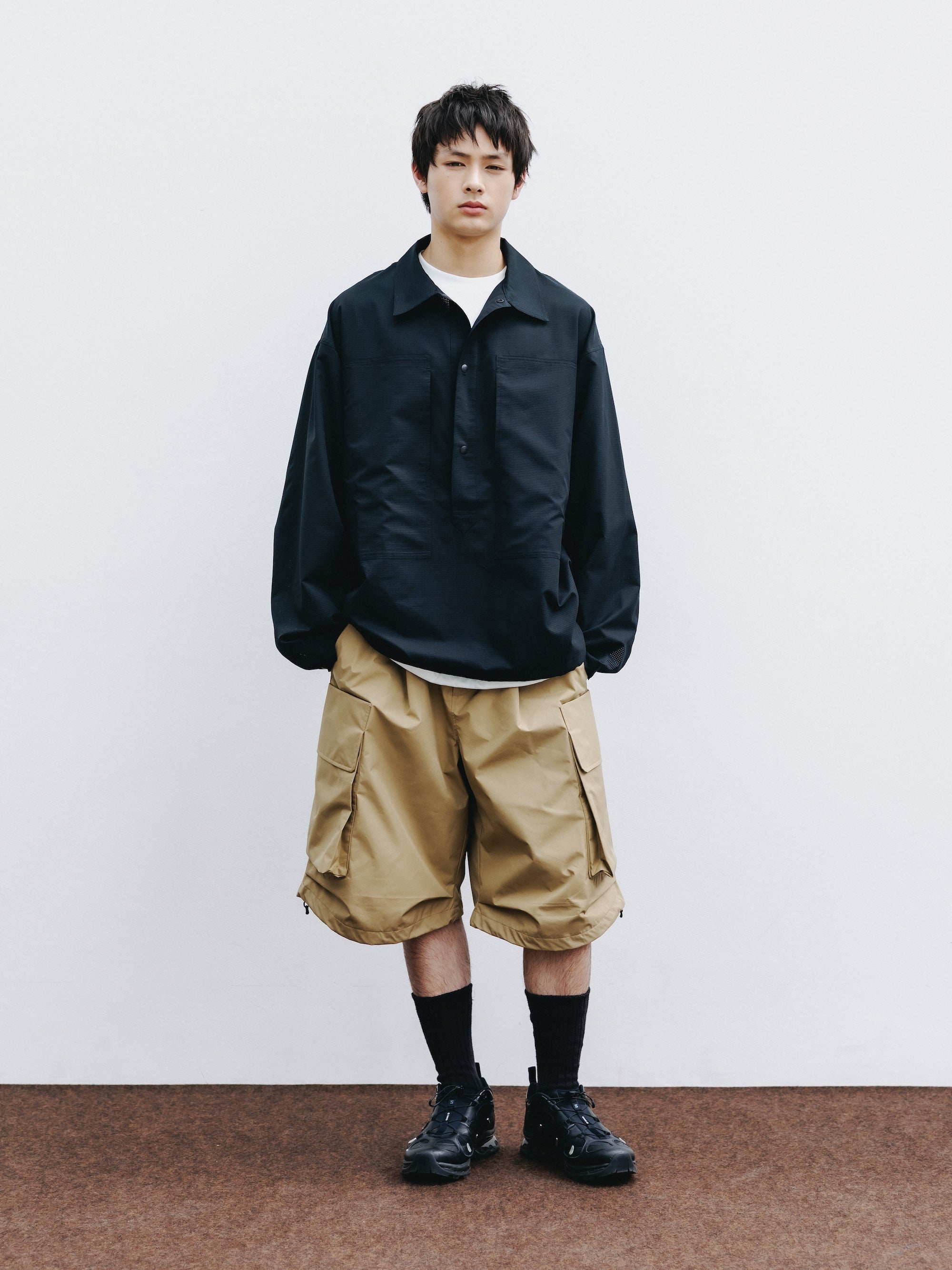 【4.11 SAT 20:00- IN STOCK】COOLDOTS® M-35 PULLOVER JACKET (BLACK)