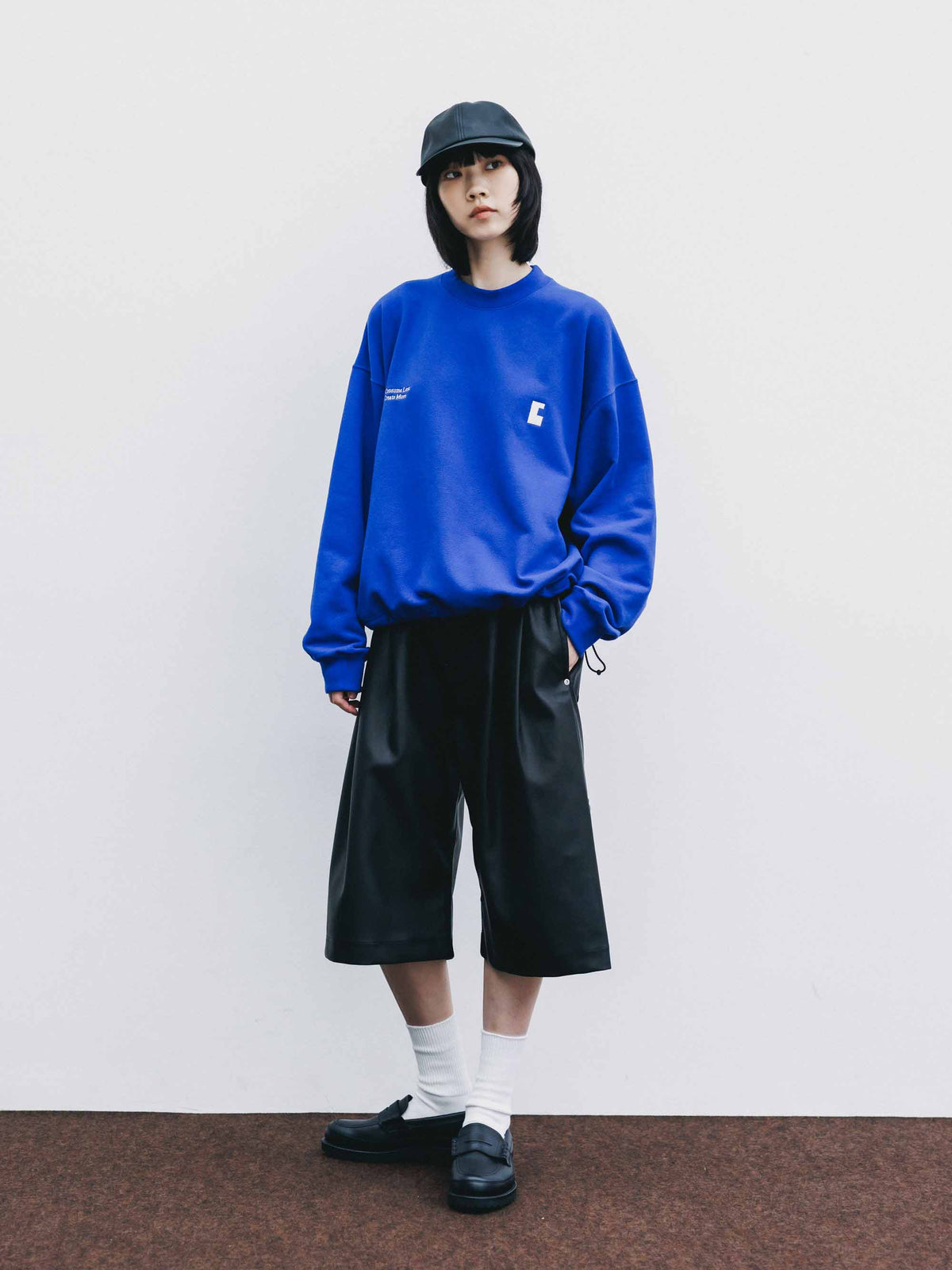 【9.23 WED 20:00- IN STOCK】"C×CONCEPT" SWEATSHIRT WITH DRAWSTRINGS (BLUE)