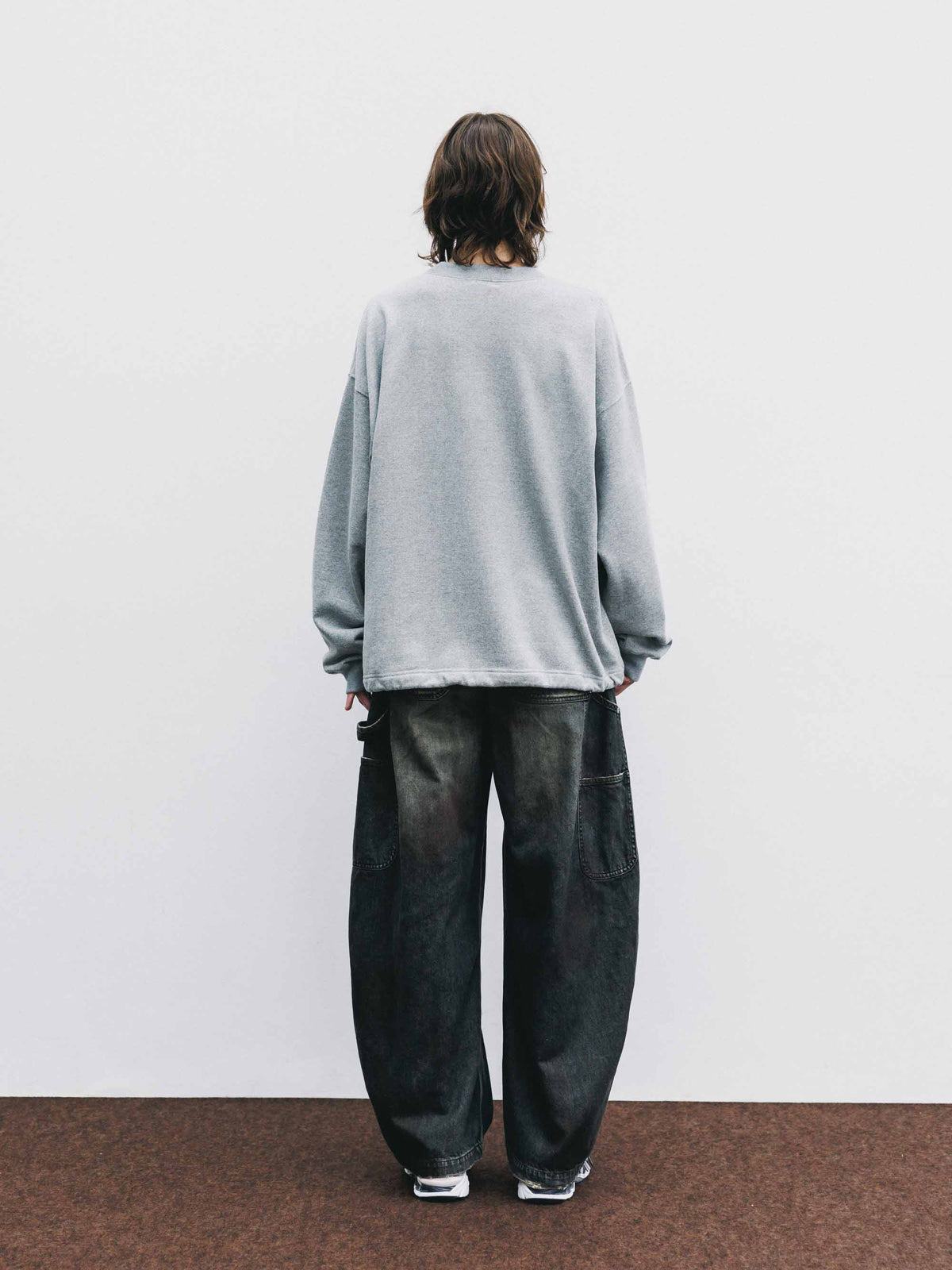 【9.23 WED 20:00- IN STOCK】"C×CONCEPT" SWEATSHIRT WITH DRAWSTRINGS (GRAY)