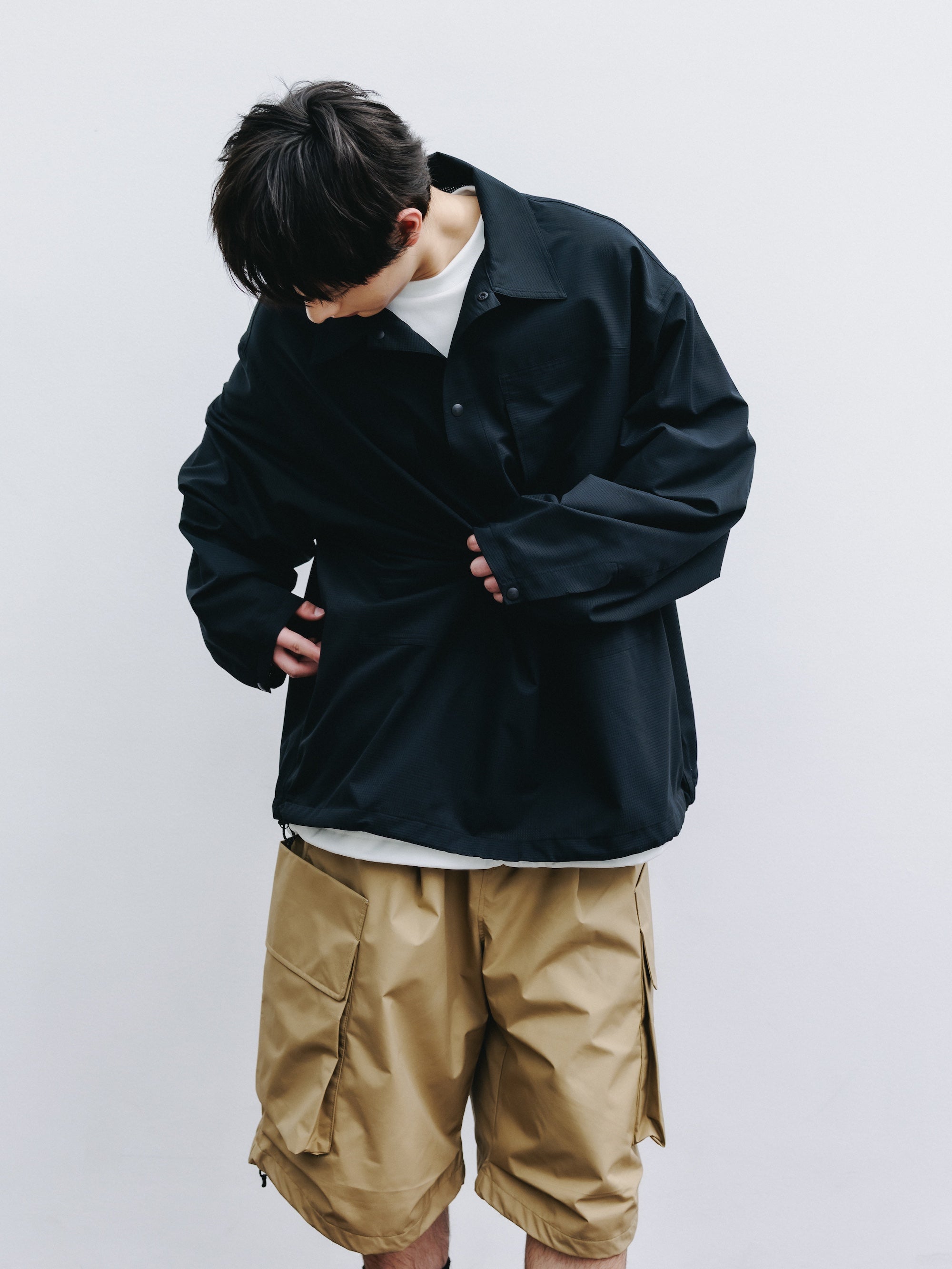 【4.11 SAT 20:00- IN STOCK】COOLDOTS® M-35 PULLOVER JACKET (BLACK)