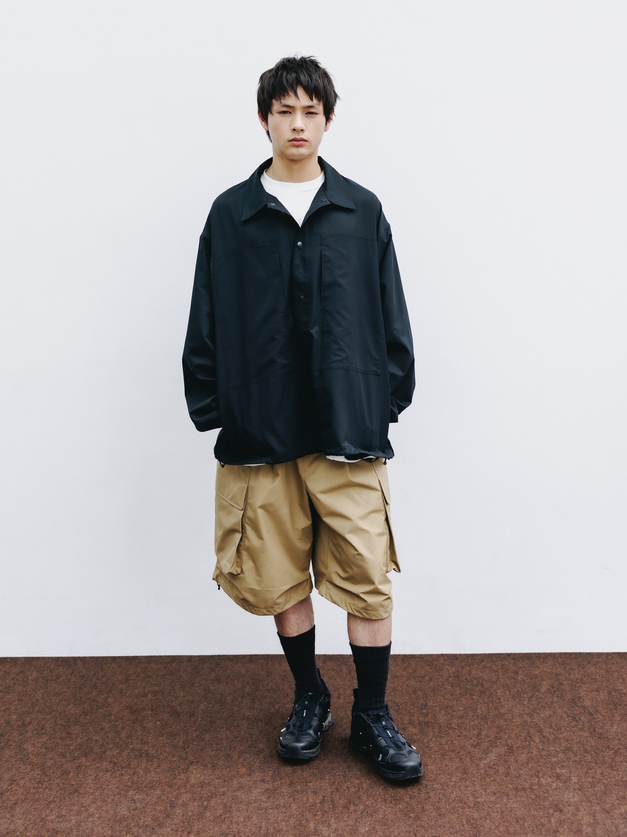 【4.11 SAT 20:00- IN STOCK】COOLDOTS® M-35 PULLOVER JACKET (BLACK)