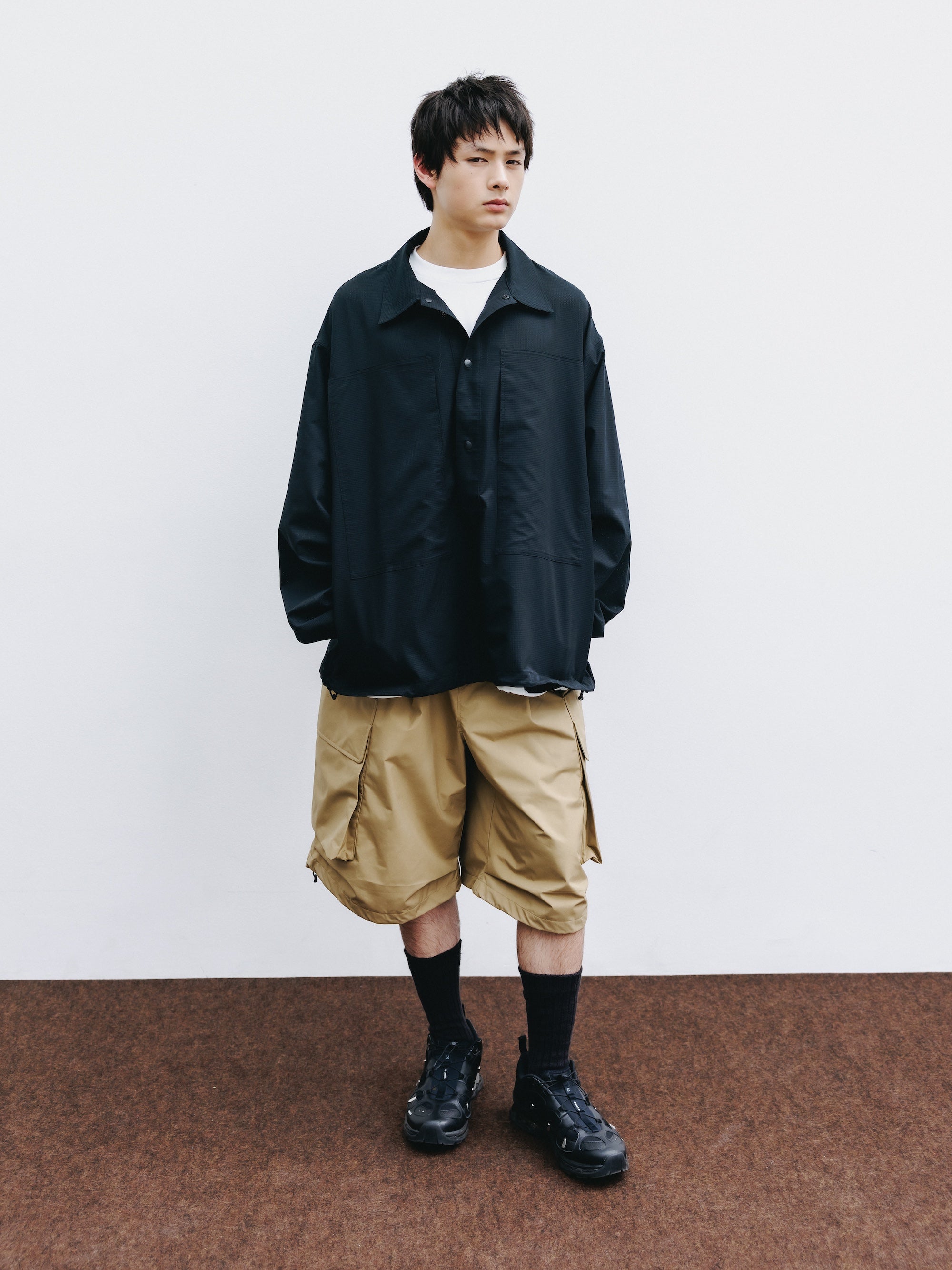 【4.11 SAT 20:00- IN STOCK】COOLDOTS® M-35 PULLOVER JACKET (BLACK)