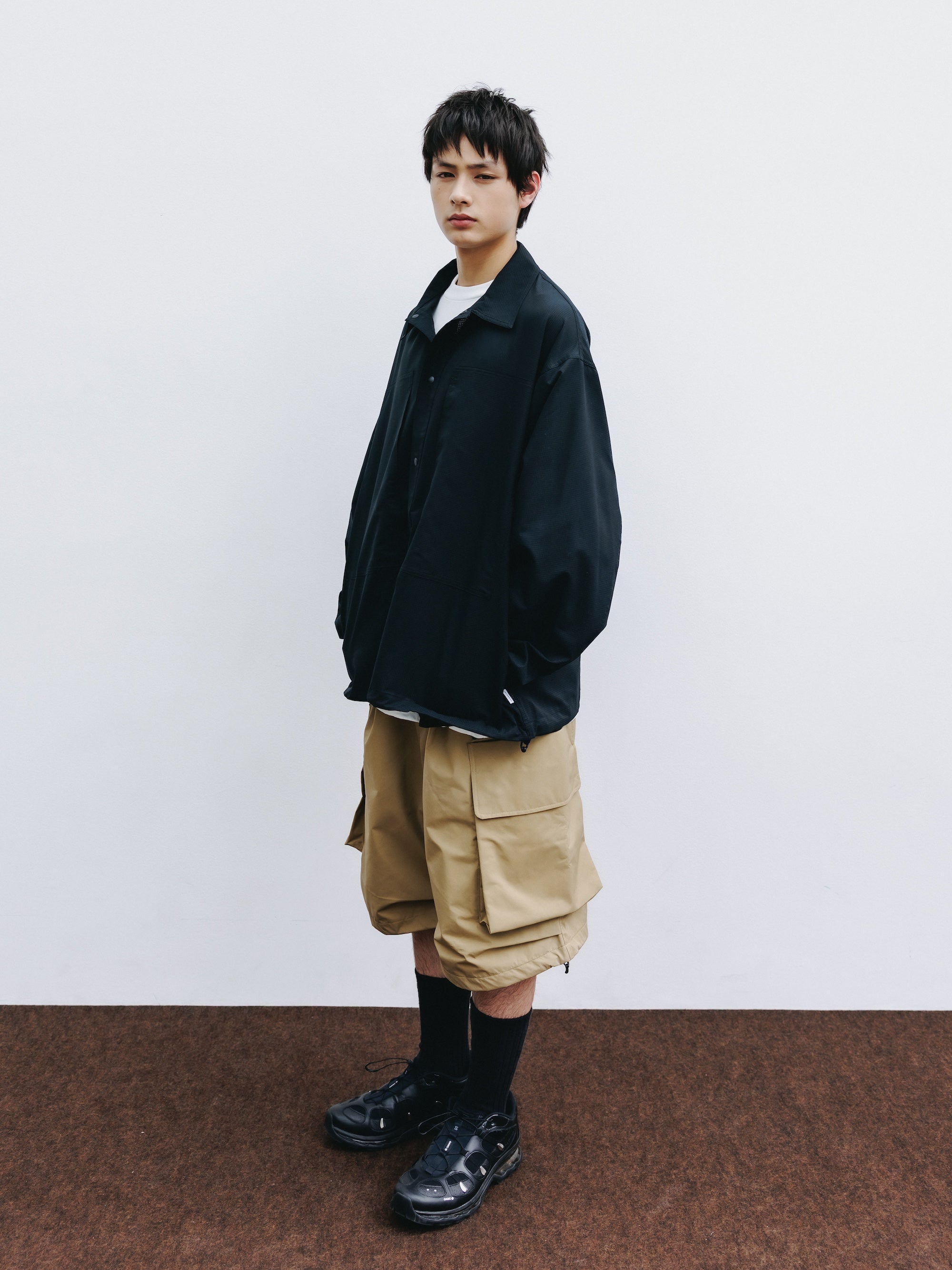 【4.11 SAT 20:00- IN STOCK】COOLDOTS® M-35 PULLOVER JACKET (BLACK)