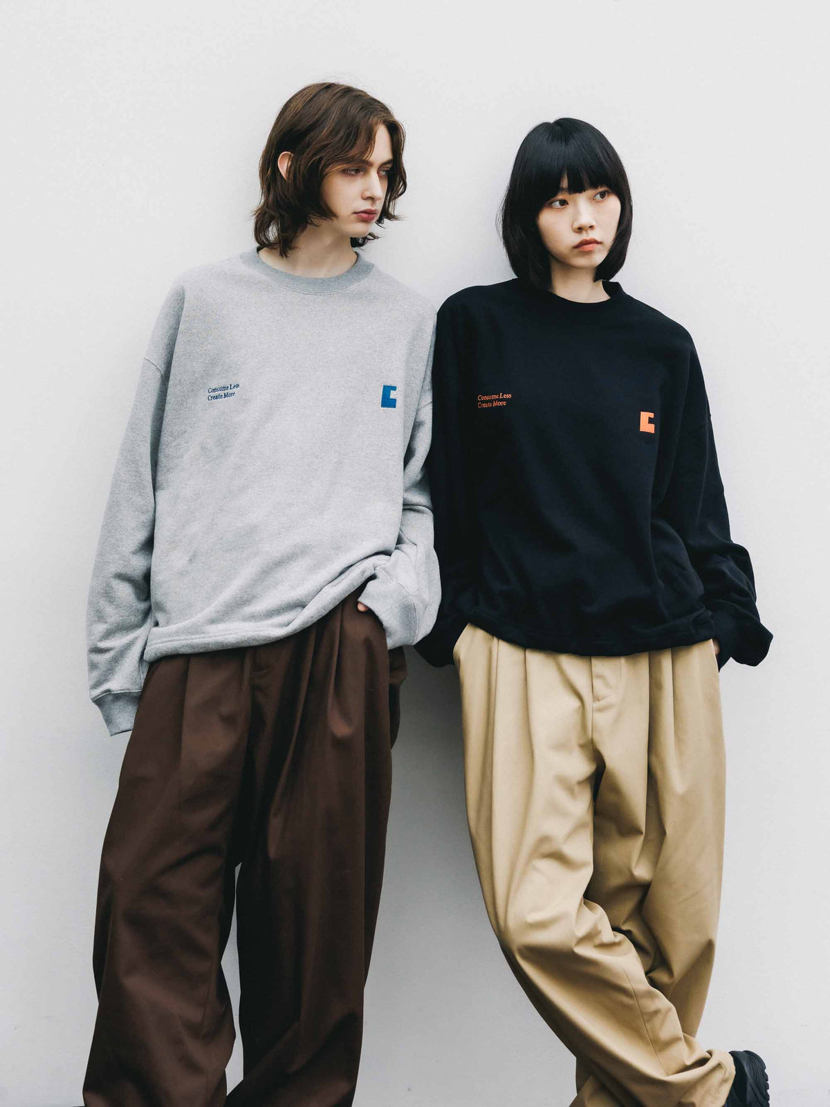 【9.19 SAT 20:00- IN STOCK】T/C GABARDINE CITY UNIFORM WIDE TAPERED PANTS (BEIGE)