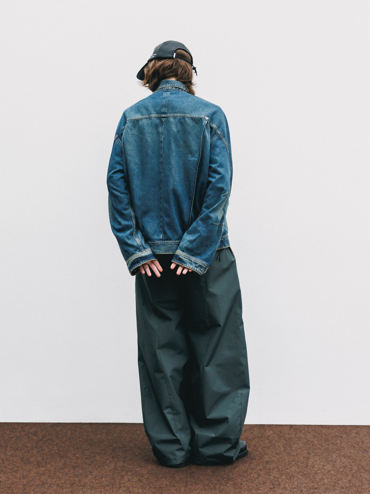 【10.10 SAT 20:00- IN STOCK】 VINTAGE DYED SELVEDGE DENIM FUTURE TRUCKER JACKET (VINTAGE INDIGO)