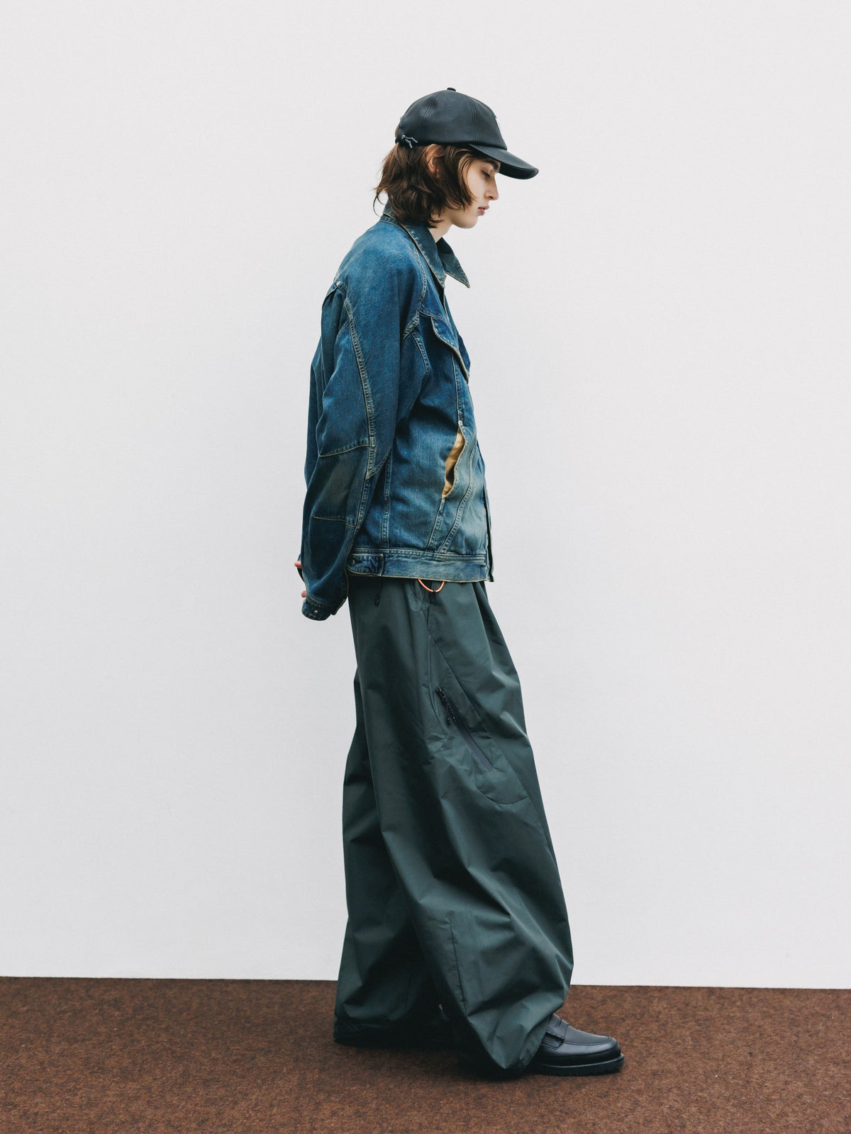 【10.10 SAT 20:00- IN STOCK】 VINTAGE DYED SELVEDGE DENIM FUTURE TRUCKER JACKET (VINTAGE INDIGO)