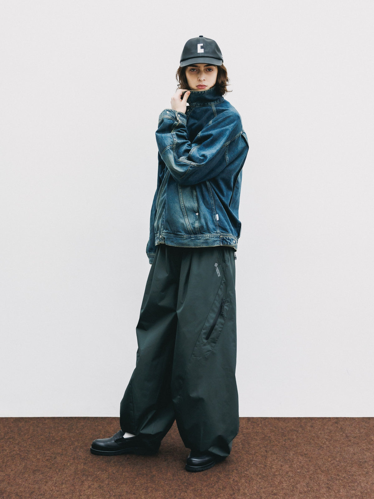 【10.10 SAT 20:00- IN STOCK】 VINTAGE DYED SELVEDGE DENIM FUTURE TRUCKER JACKET (VINTAGE INDIGO)
