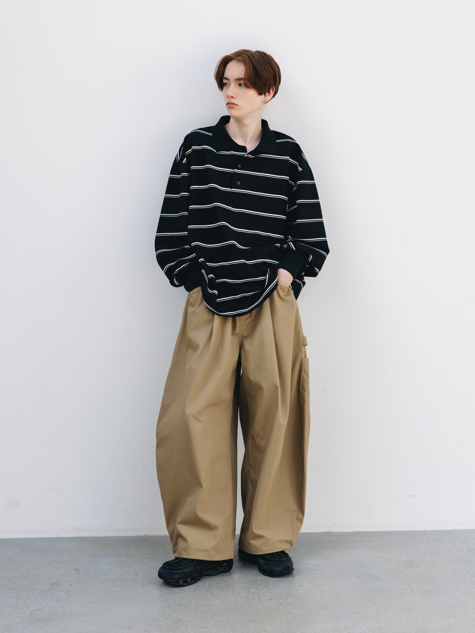 T/C GABARDINE CITY MASSIVE UTILITY PANTS (BEIGE)