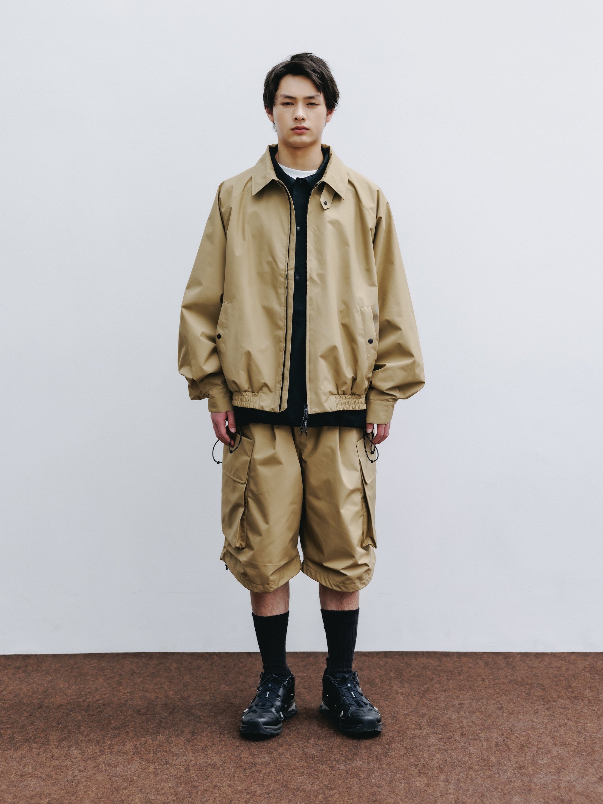 +phenix WINDSTOPPER® by GORE-TEX LABS CITY MILITARY HALF PANTS 001 (CAMEL BEIGE)