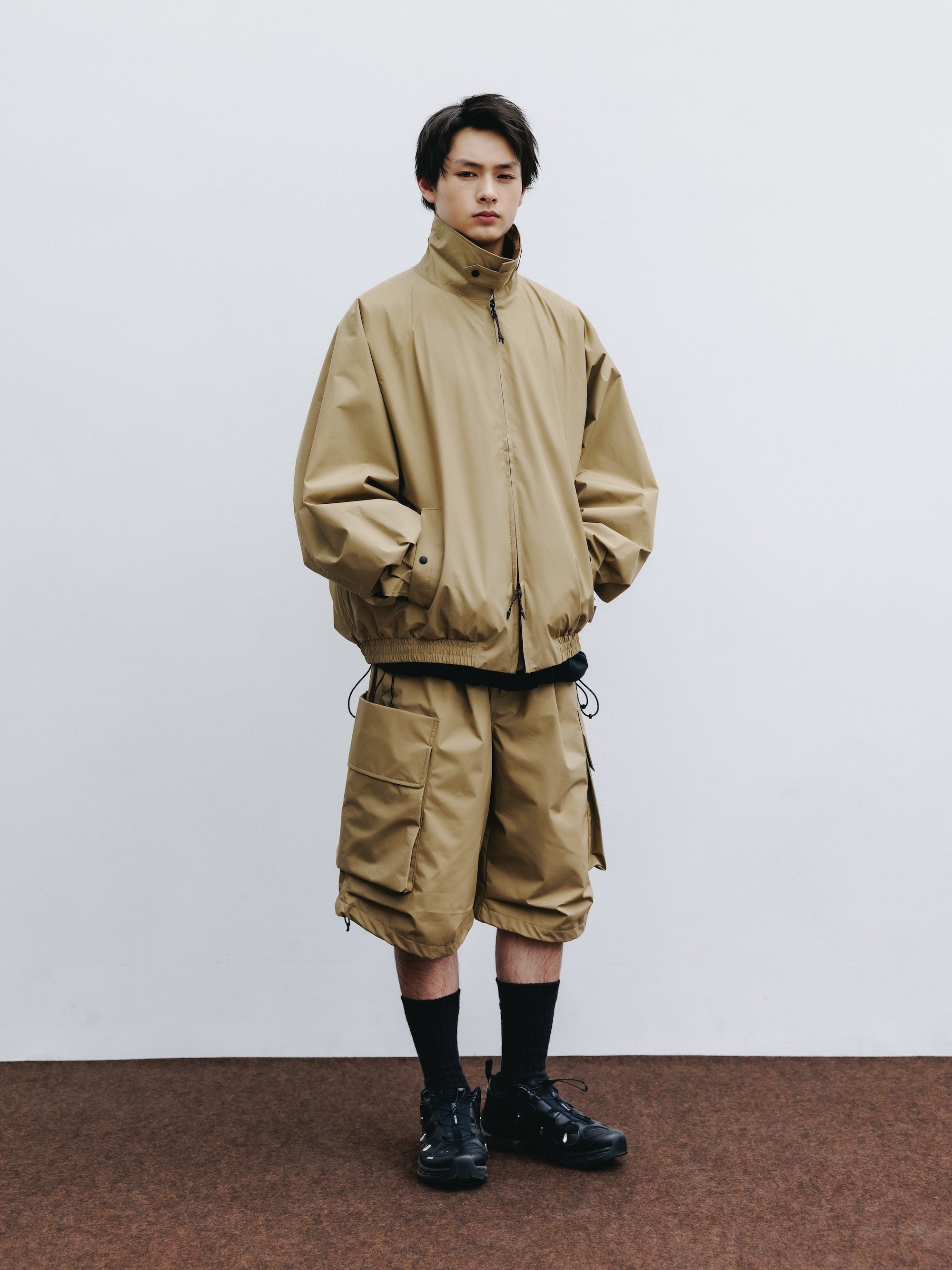 +phenix WINDSTOPPER® by GORE-TEX LABS CITY MILITARY HALF PANTS 001 (CAMEL BEIGE)