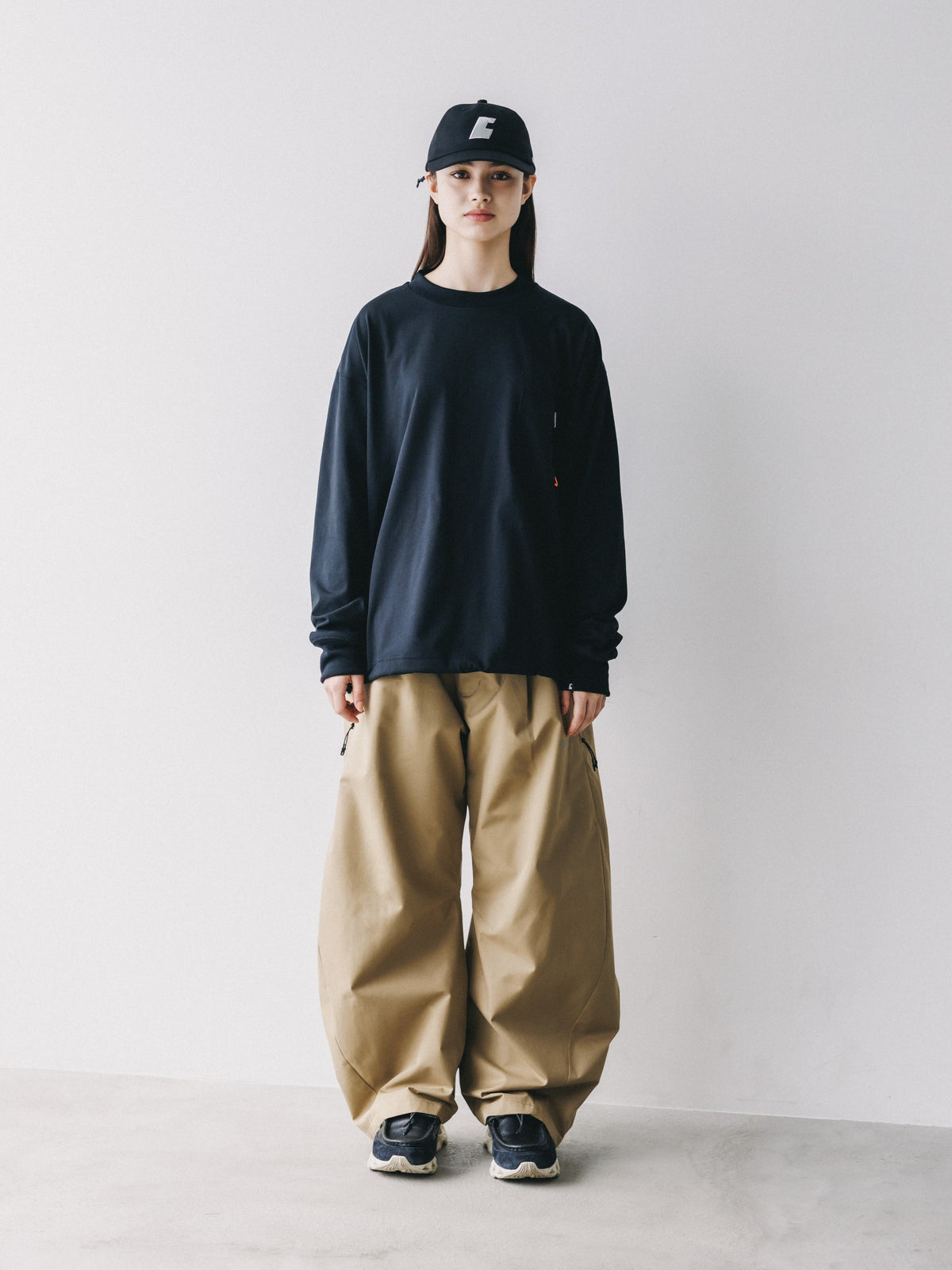 【10.17 SAT 20:00- IN STOCK】 TECH POCKET L/S T-SHIRT (BLACK)