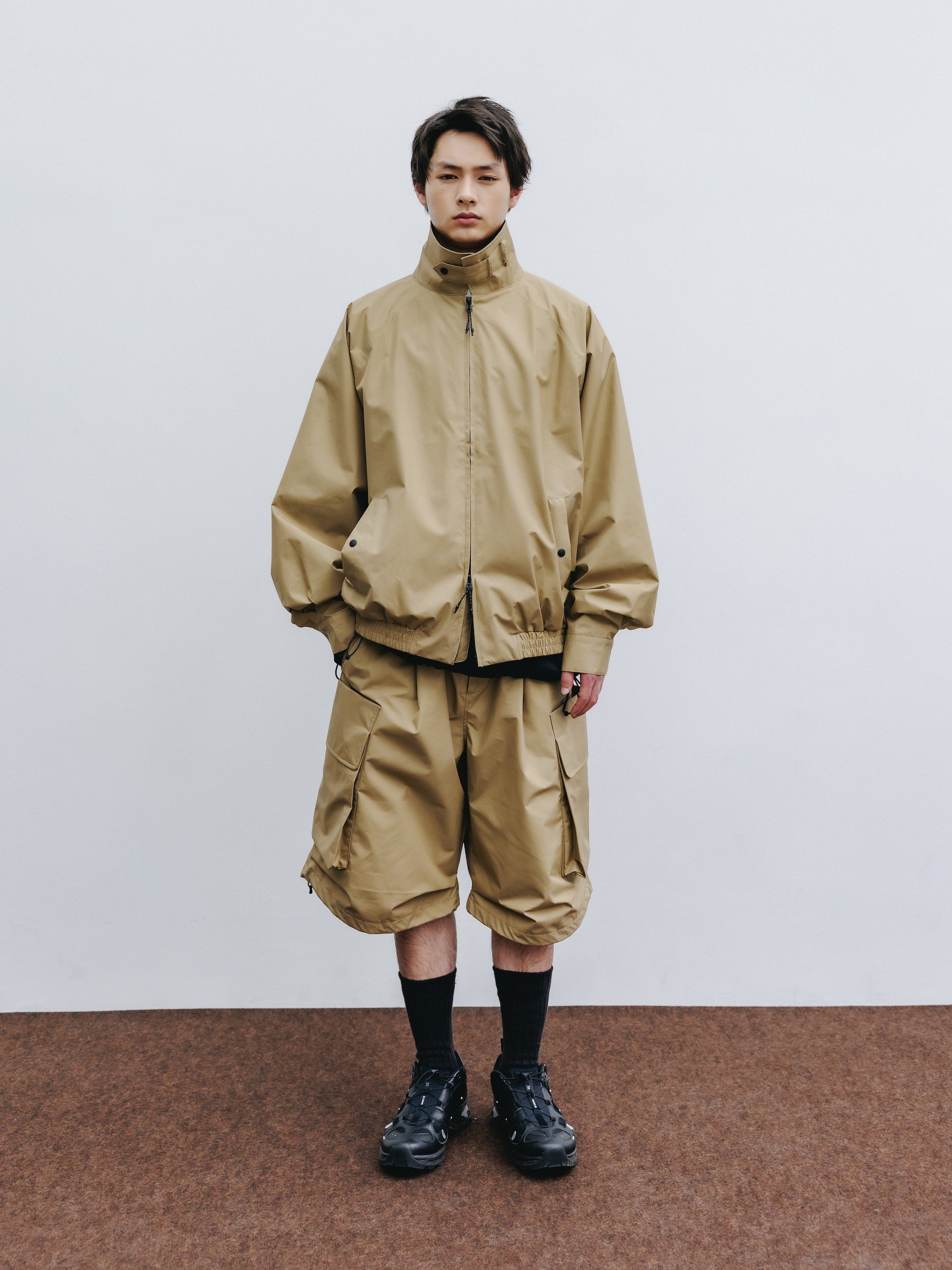 +phenix WINDSTOPPER® by GORE-TEX LABS CITY MILITARY HALF PANTS 001 (CAMEL BEIGE)