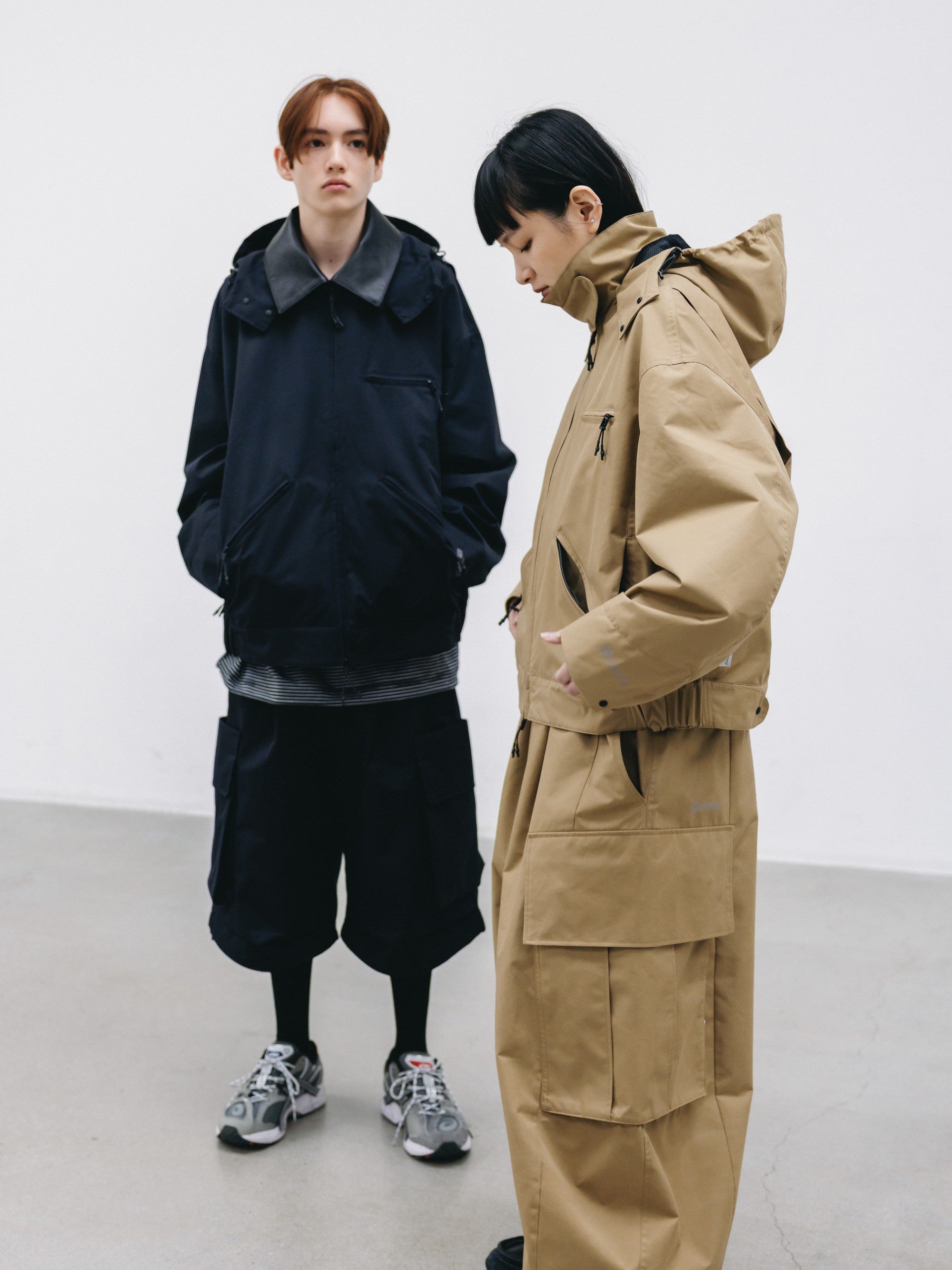 【6.27 SAT 20:00- IN STOCK】+phenix WINDSTOPPER® by GORE-TEX LABS TWILL CITY MILITARY HALF PANTS 001 (BLACK)