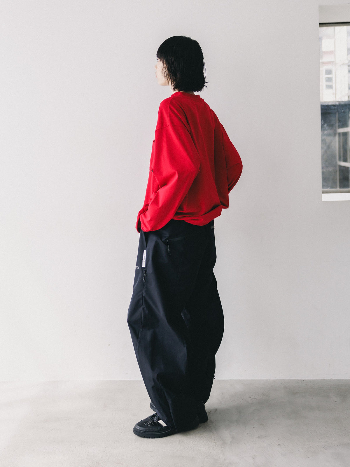 【10.17 SAT 20:00- IN STOCK】 TECH POCKET L/S T-SHIRT (RED)
