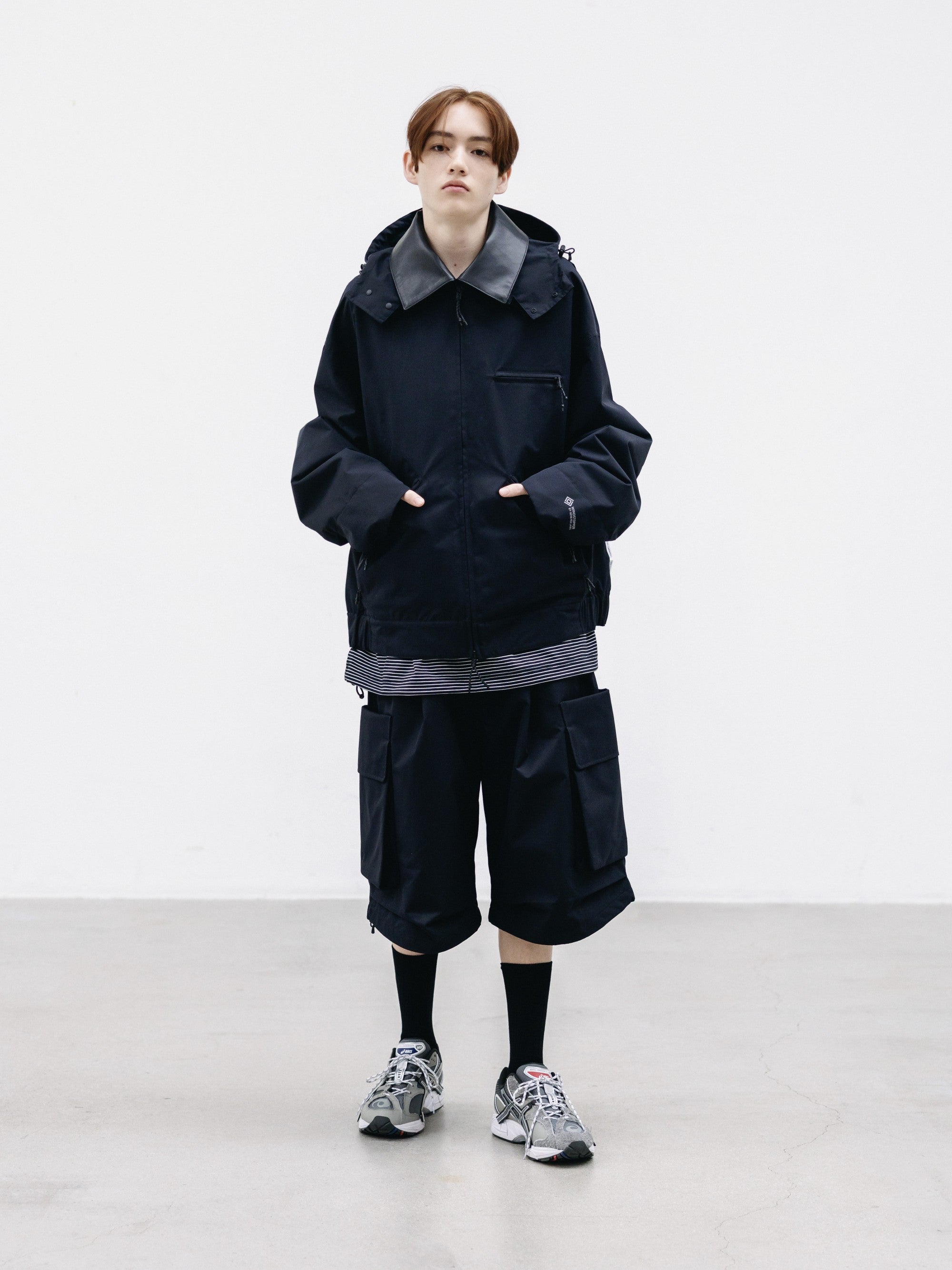 【6.27 SAT 20:00- IN STOCK】+phenix WINDSTOPPER® by GORE-TEX LABS TWILL CITY MILITARY HALF PANTS 001 (BLACK)