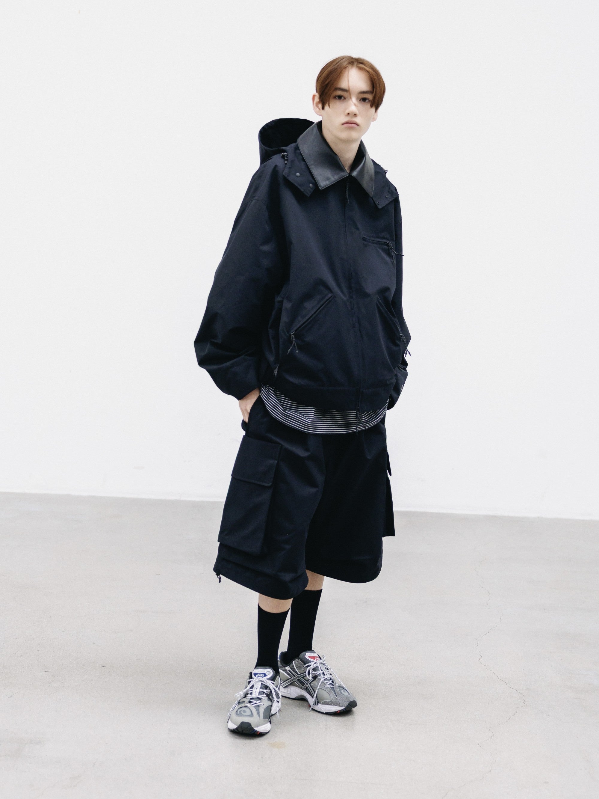 【6.27 SAT 20:00- IN STOCK】+phenix WINDSTOPPER® by GORE-TEX LABS TWILL CITY MILITARY HALF PANTS 001 (BLACK)