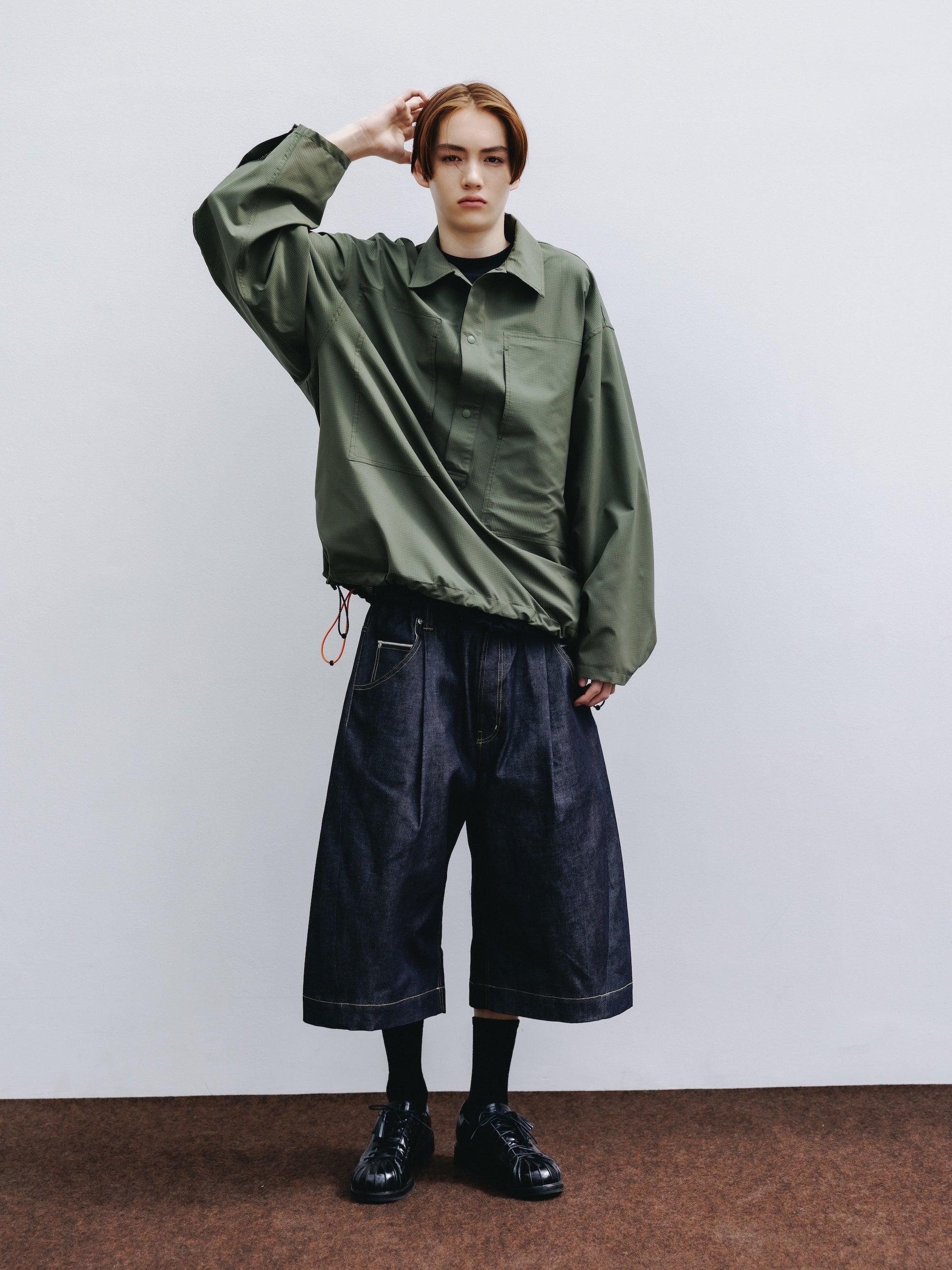 【4.11 SAT 20:00- IN STOCK】COOLDOTS® M-35 PULLOVER JACKET (OLIVE)