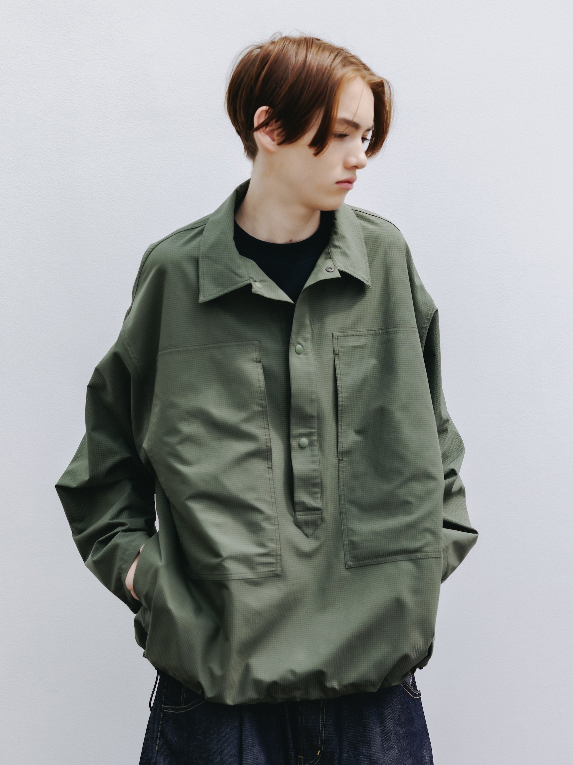 【4.11 SAT 20:00- IN STOCK】COOLDOTS® M-35 PULLOVER JACKET (OLIVE)