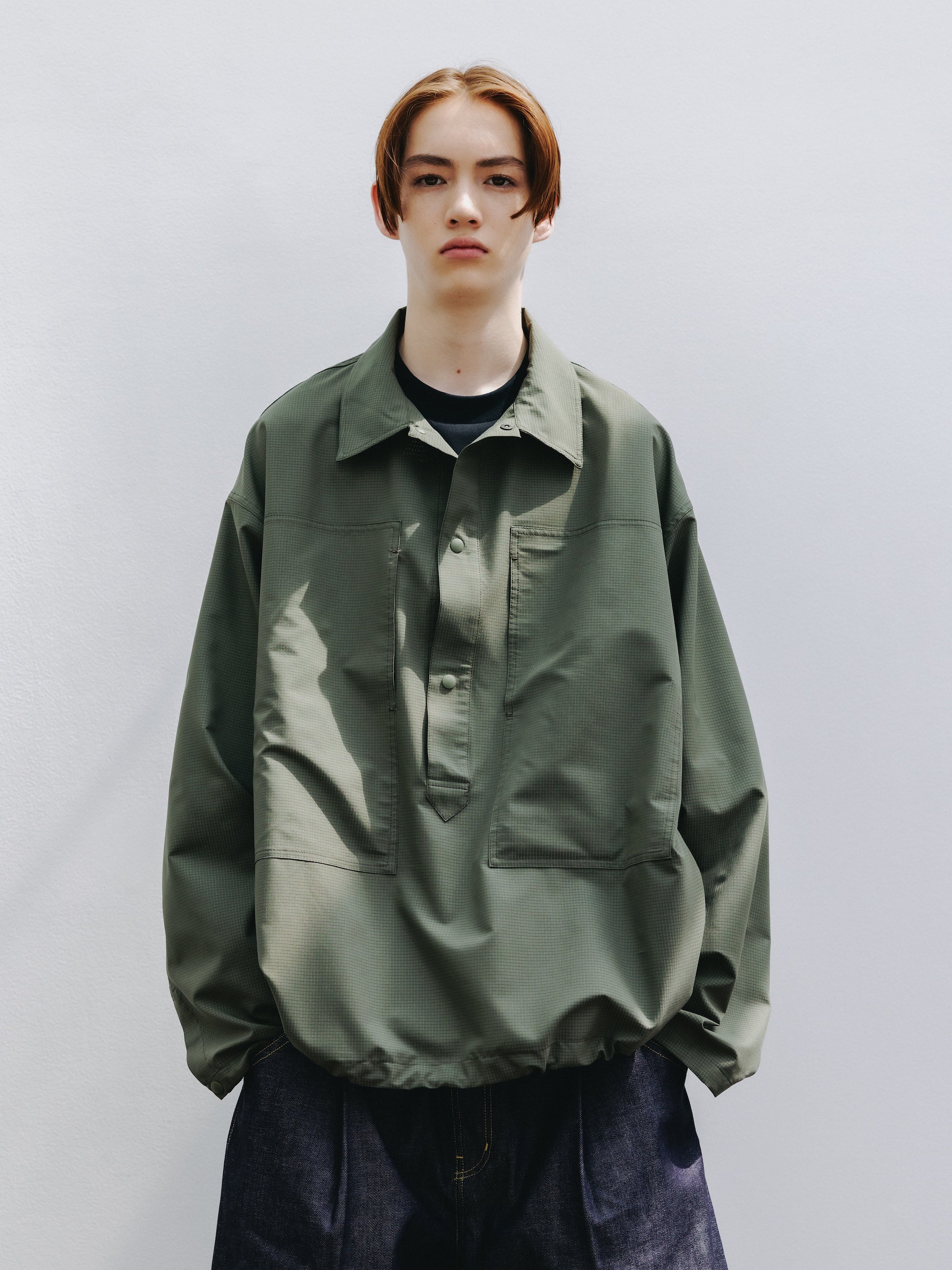 【4.11 SAT 20:00- IN STOCK】COOLDOTS® M-35 PULLOVER JACKET (OLIVE)
