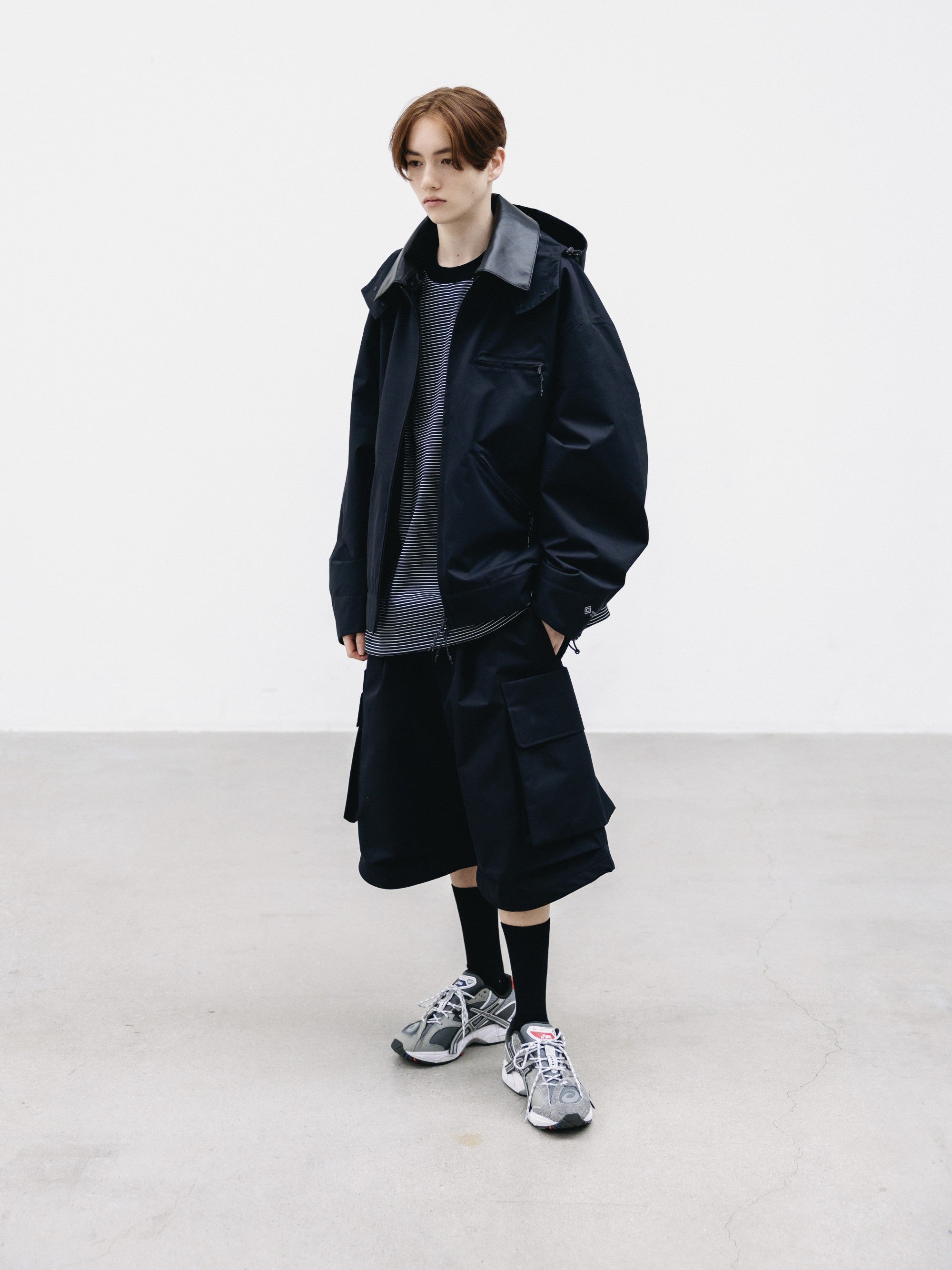 【6.27 SAT 20:00- IN STOCK】+phenix WINDSTOPPER® by GORE-TEX LABS TWILL CITY MILITARY HALF PANTS 001 (BLACK)
