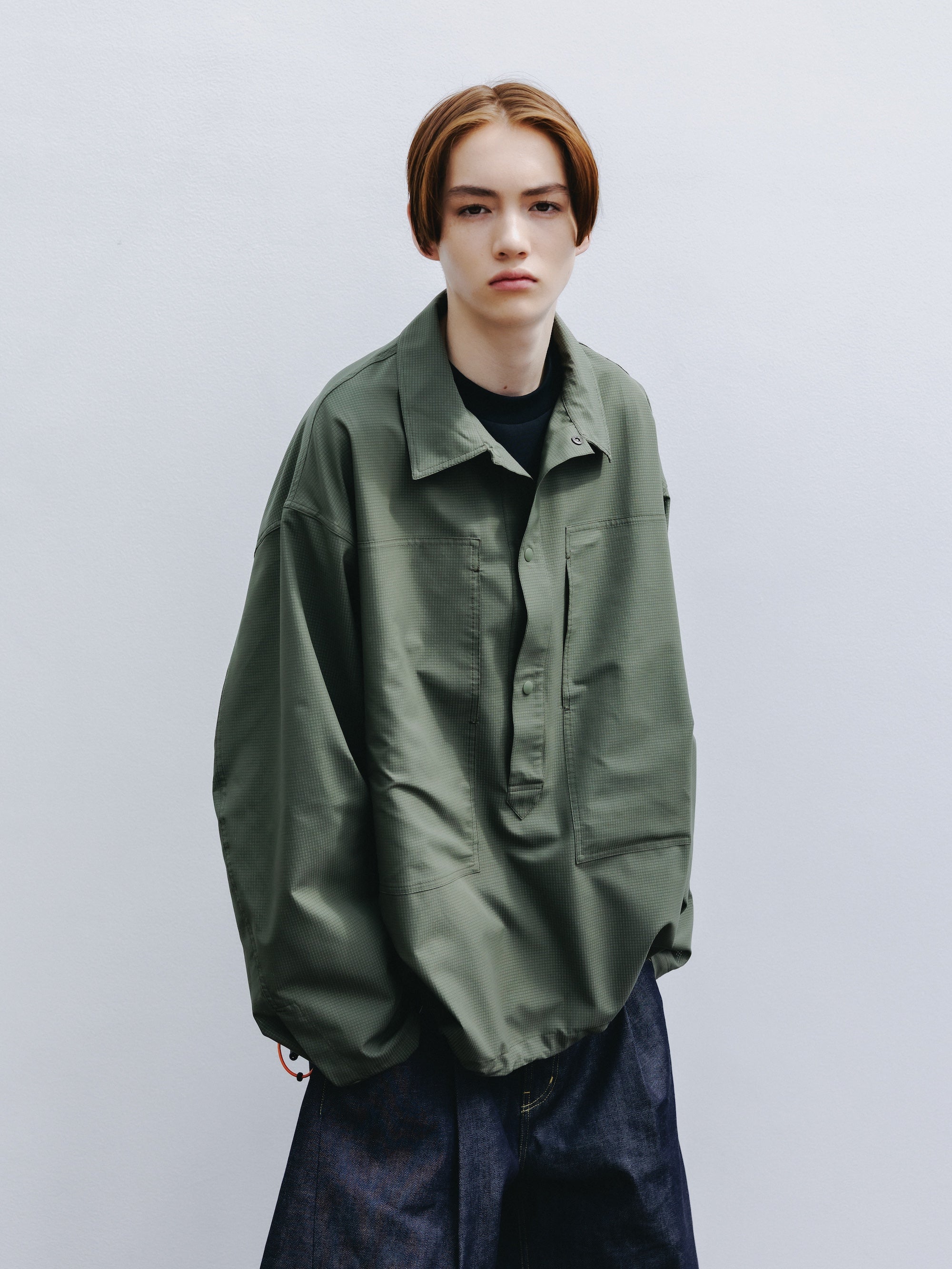 【4.11 SAT 20:00- IN STOCK】COOLDOTS® M-35 PULLOVER JACKET (OLIVE)